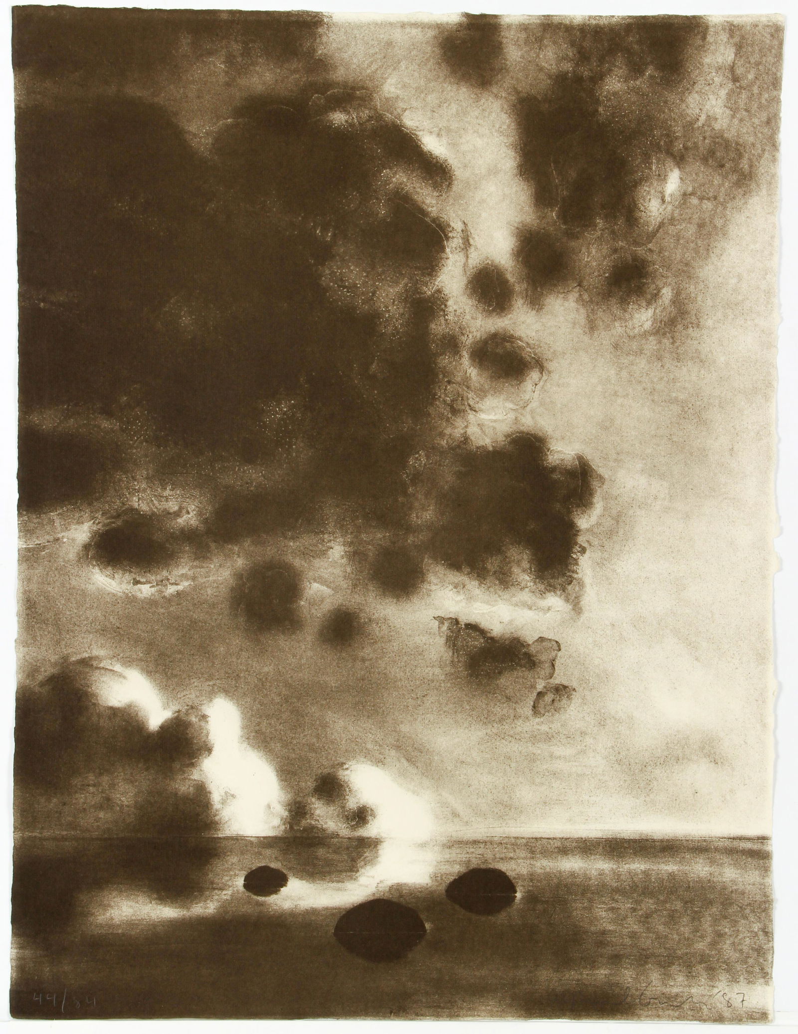 April Gornik 1987 orig litho Remember the Sabbath Day (1 of 4)