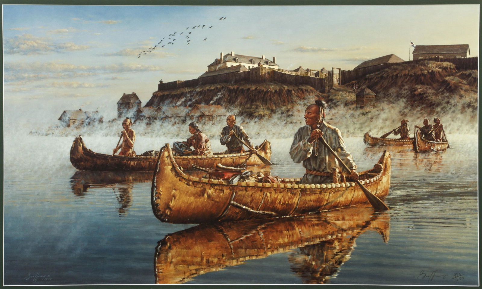 Robert Griffing signed litho Departure At Daybreak, (1 of 5)