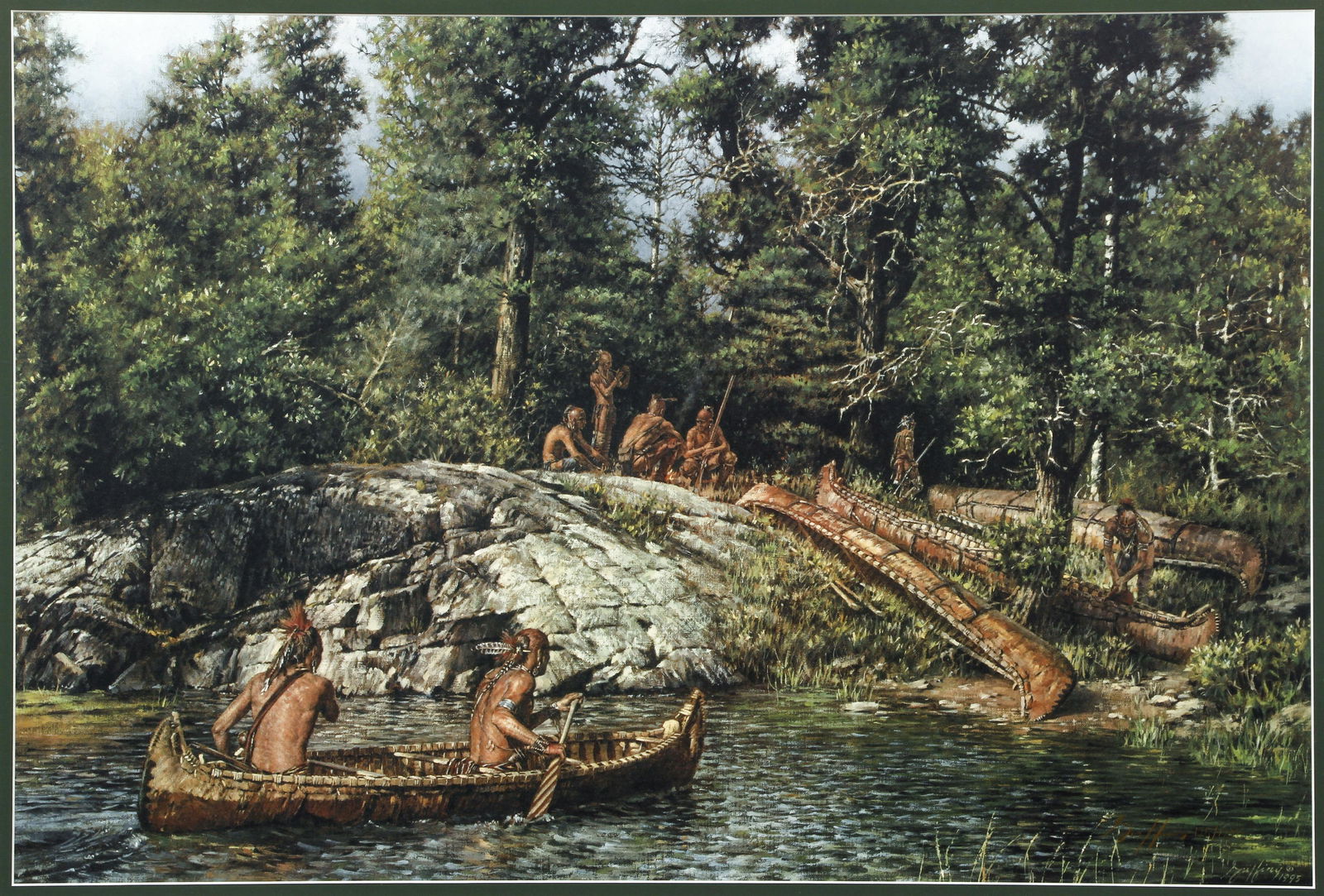 Robert Griffing Late Arrivals Signed Lithograph (1 of 4)