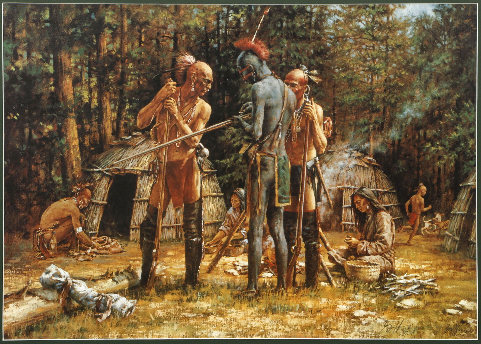 Robert Griffing signed litho Preparing to Meet the (1 of 4)