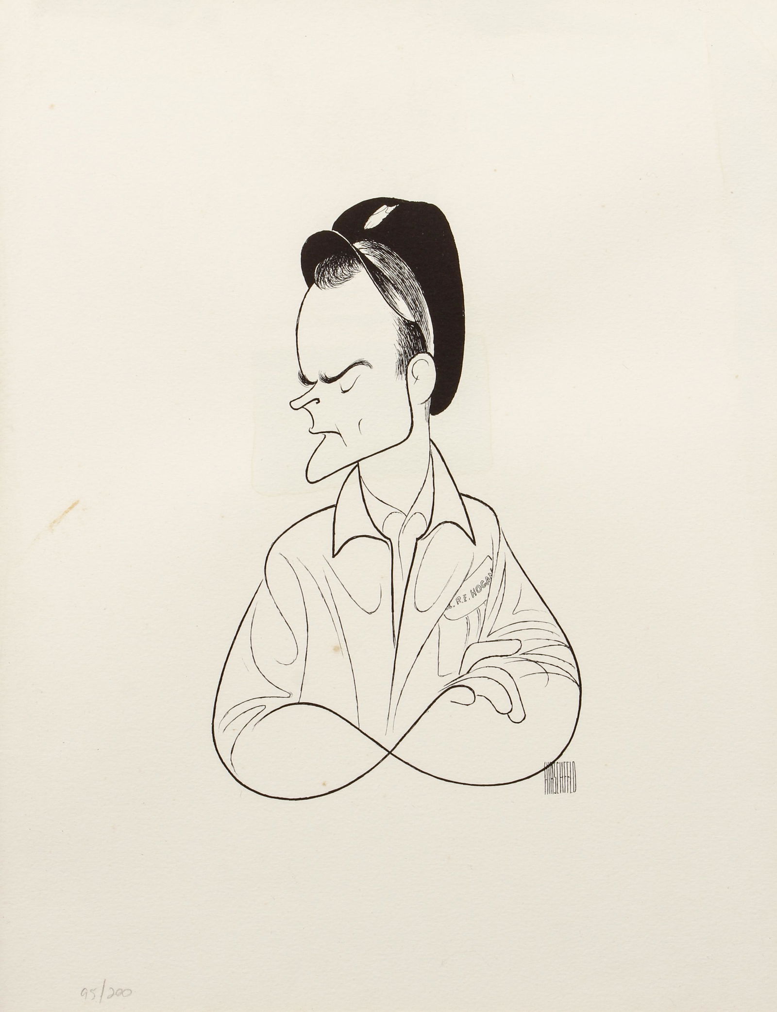Al Hirschfeld Bob Crane Hogan's Heroes Litho (1 of 5)