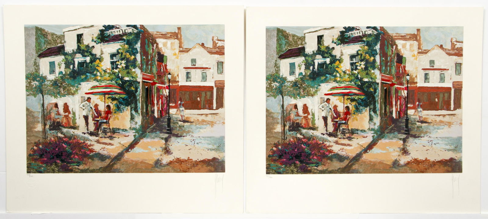 2 Mark King orig serigraphs Montmartre 1994 (1 of 9)
