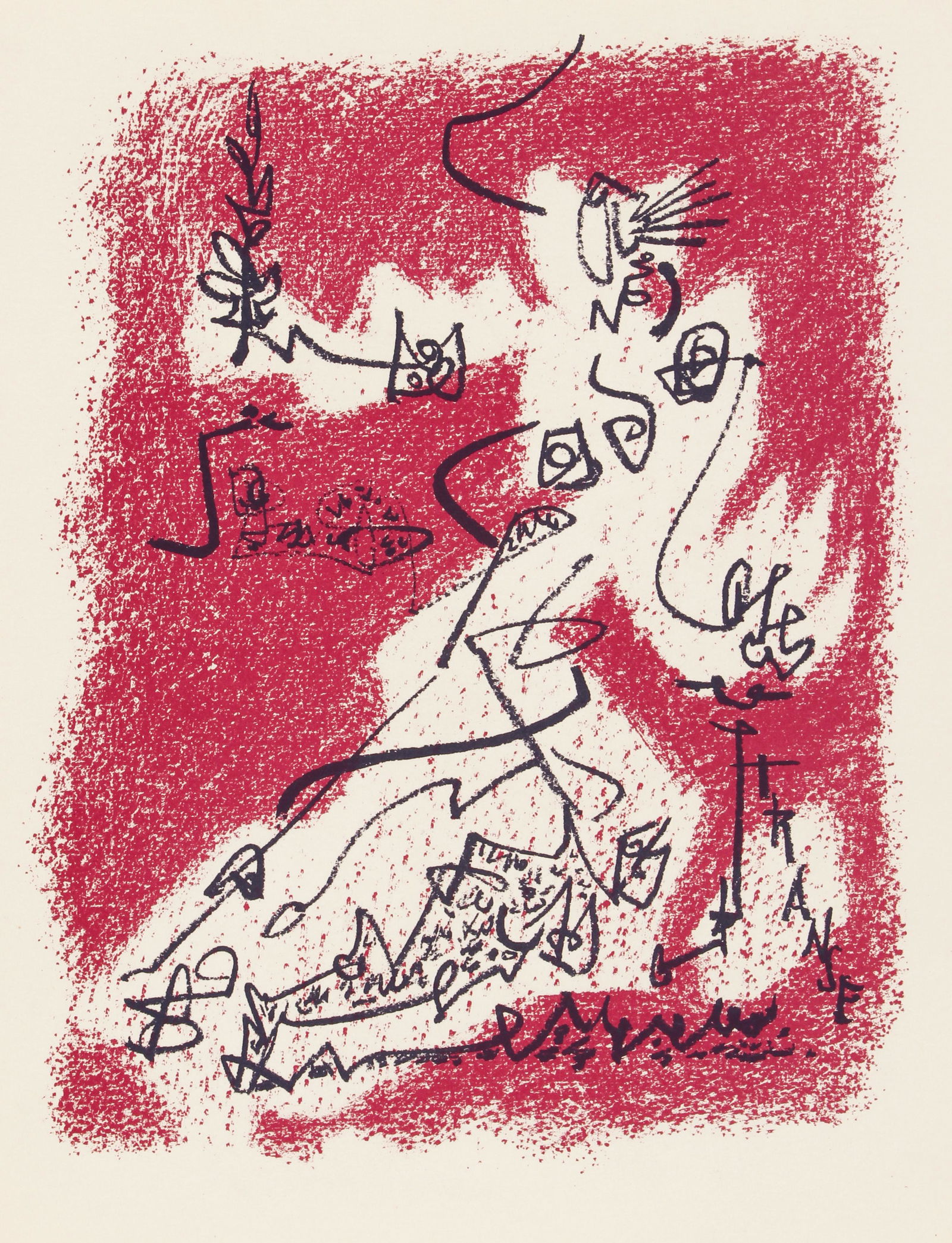 Andre Masson 1972 original litho Le Depart (1 of 5)