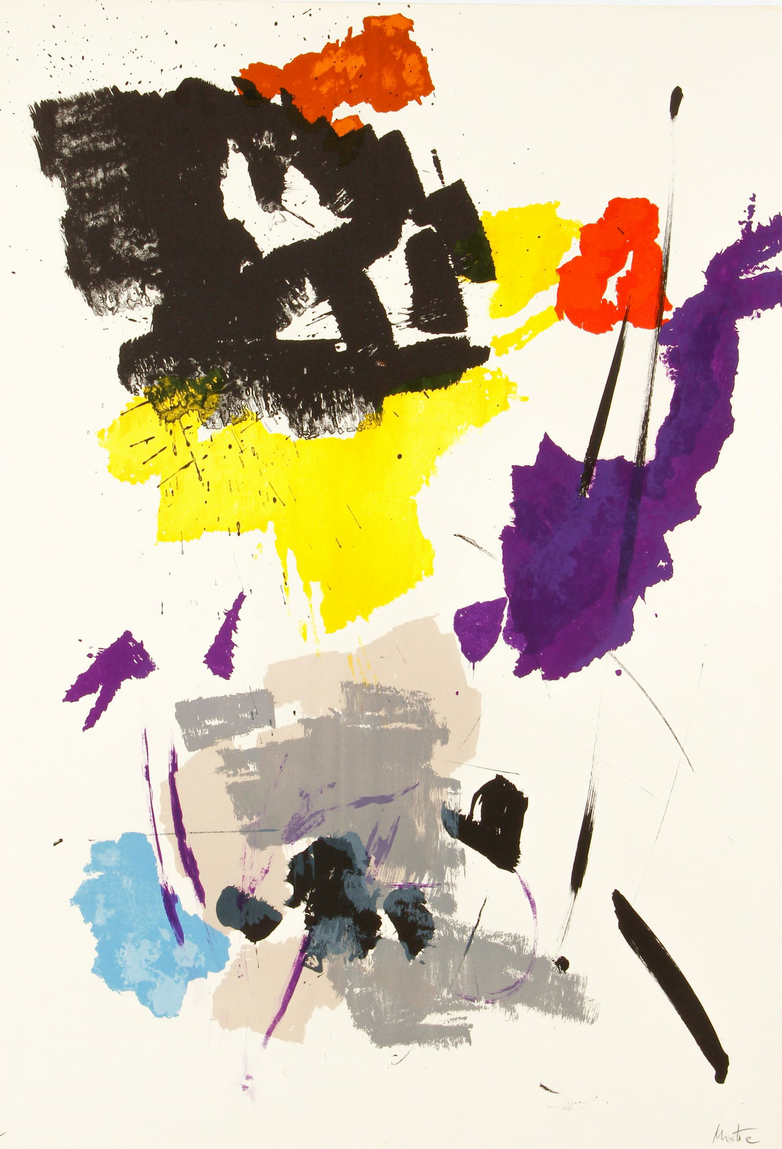 Jean Miotte signed orig litho Magique Attraction (1 of 5)