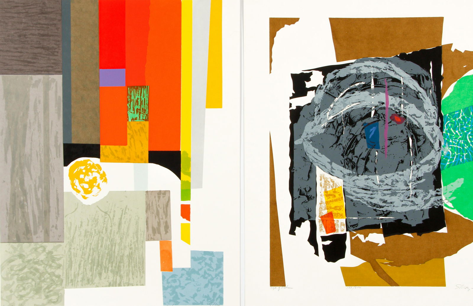 2 Seong Moy orig serigraphs Eye of Vishnu and Cape Cod (1 of 12)