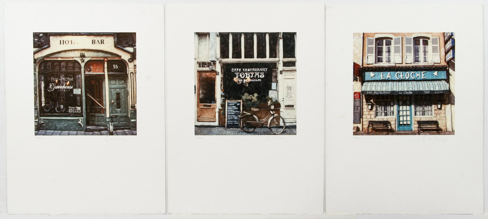 3 Ernesto Rodriguez giclees of Restaurant Fronts (1 of 13)