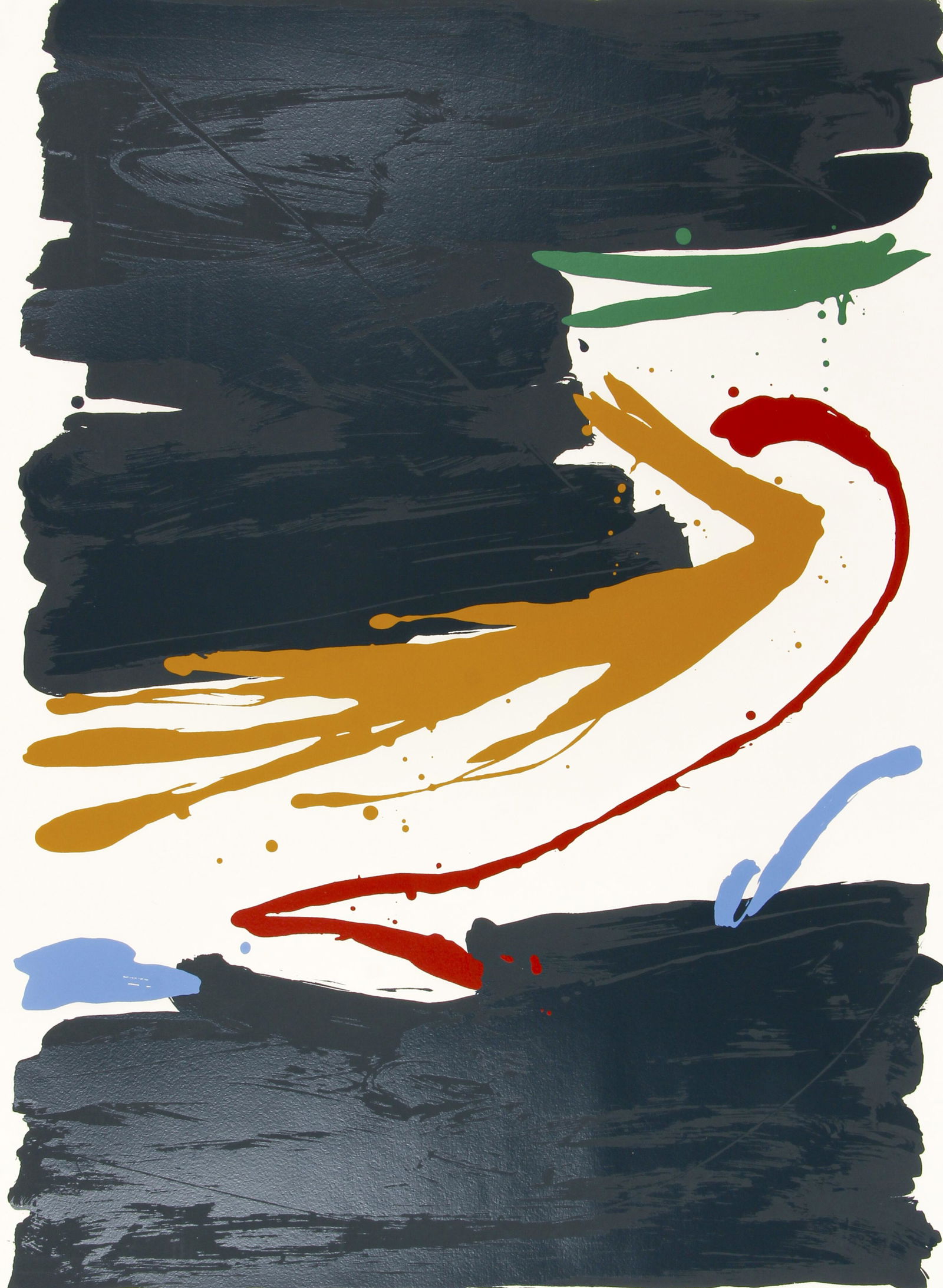 Kikuo Saito Abstract Kurara Screenprint Signed (1 of 5)