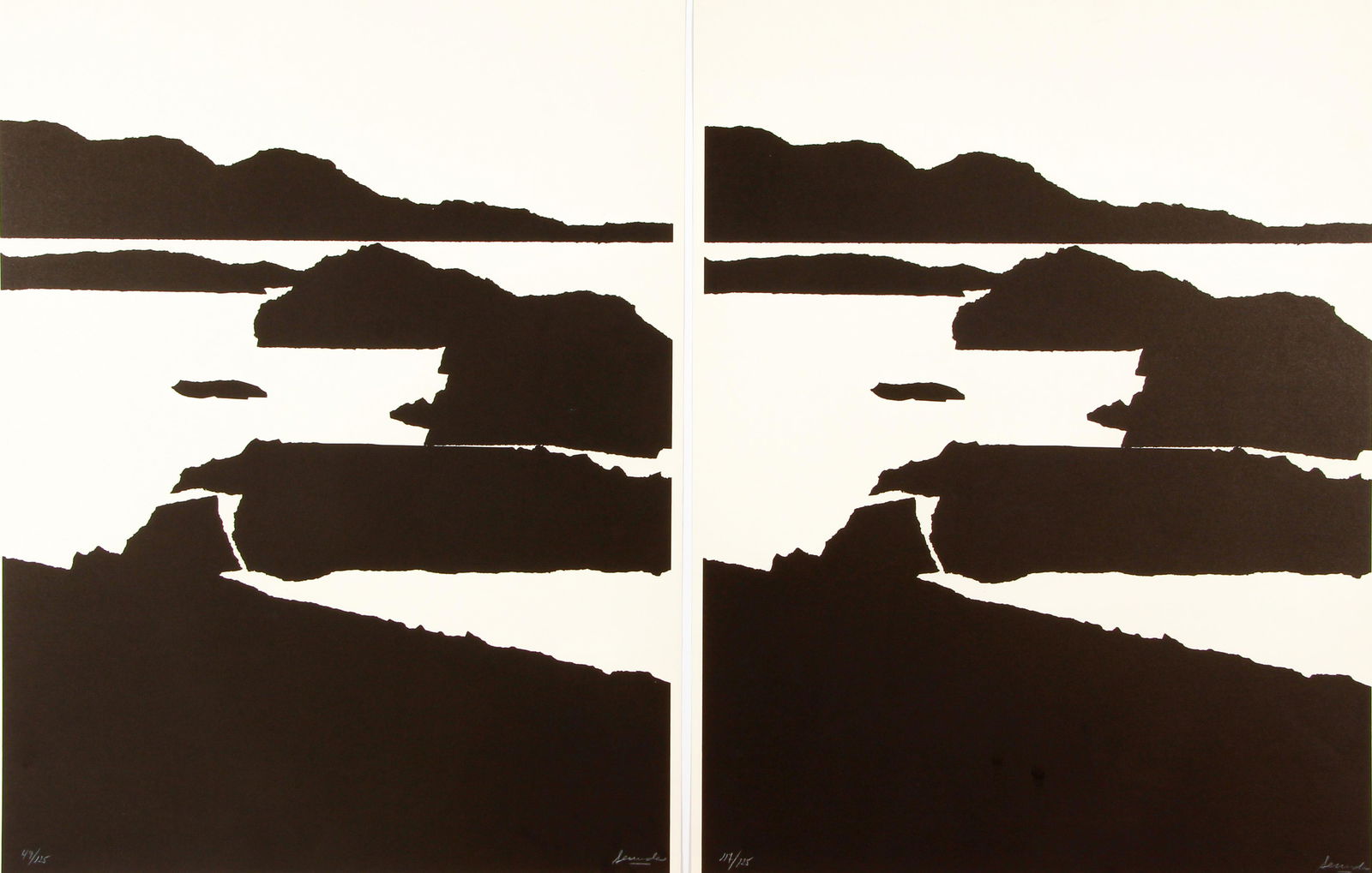 Pair of Arthur Secunda signed screenprints (1 of 10)