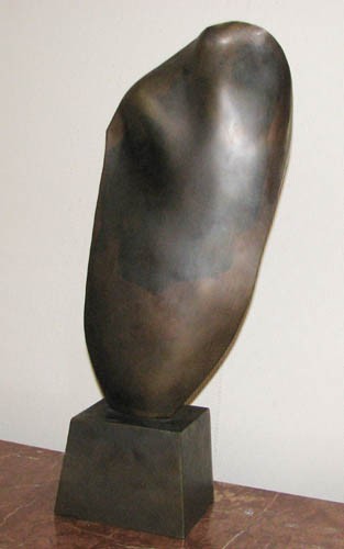 Ron Bennet Bronze Feather Sculpture