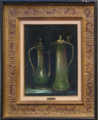 R. J. Bizet Still Life Nature Morte Etain 1968