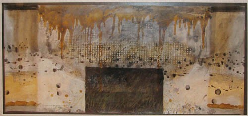 David Learn Horizontal Milan Abstract Drawing: Artist: Learn, David (American, b. 1947) Title: Horizontal-Milan Date: 1993 Medium: acrylic on paper Dimensions: 15 x 33.75 inches Signature: Signed Learn 1993 lower right Provenance: