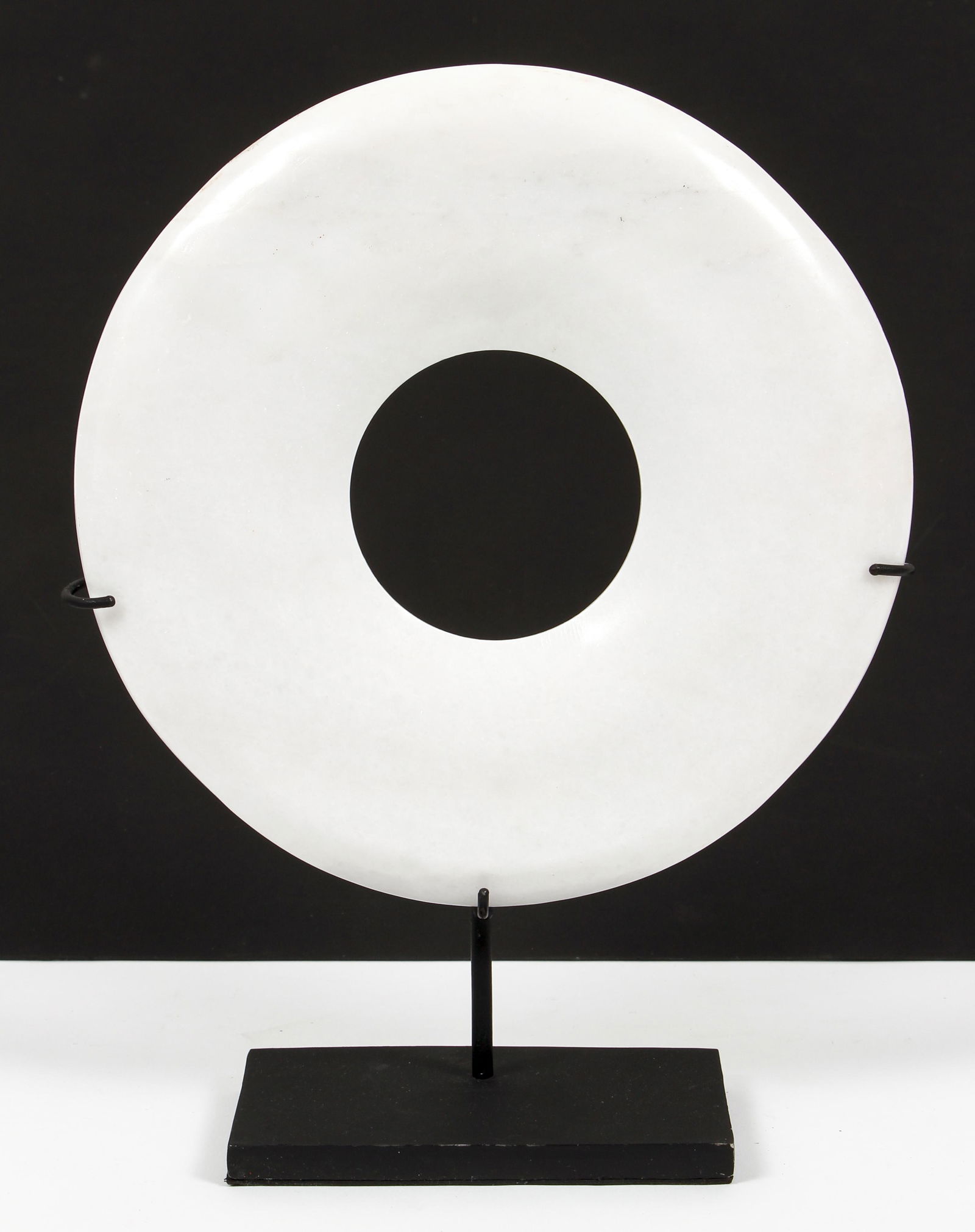 Chinese Hardstone or Neophite Carved Bi Disc (1 of 3)