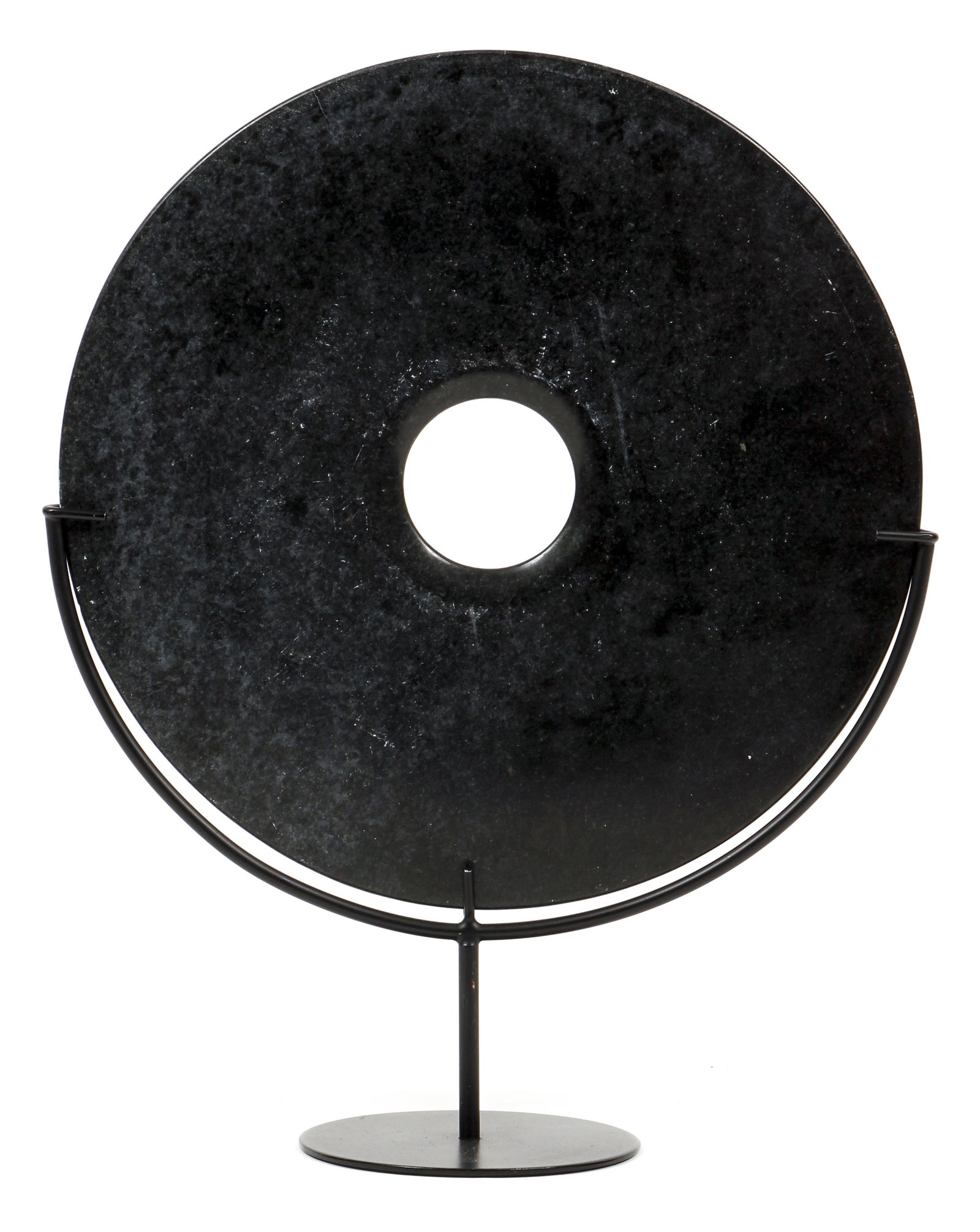 Chinese Neolithic Nephrite or Jade Bi Disc (1 of 5)