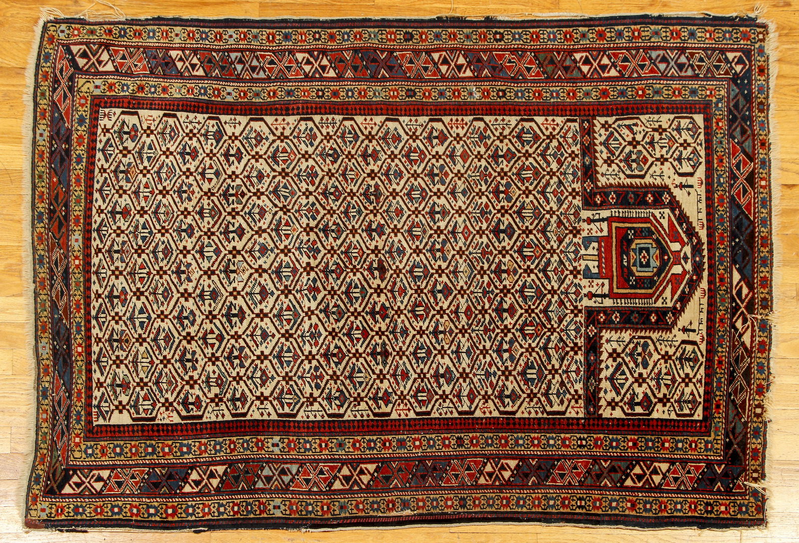 Caucasian Prayer Rug Carpet (1 of 4)