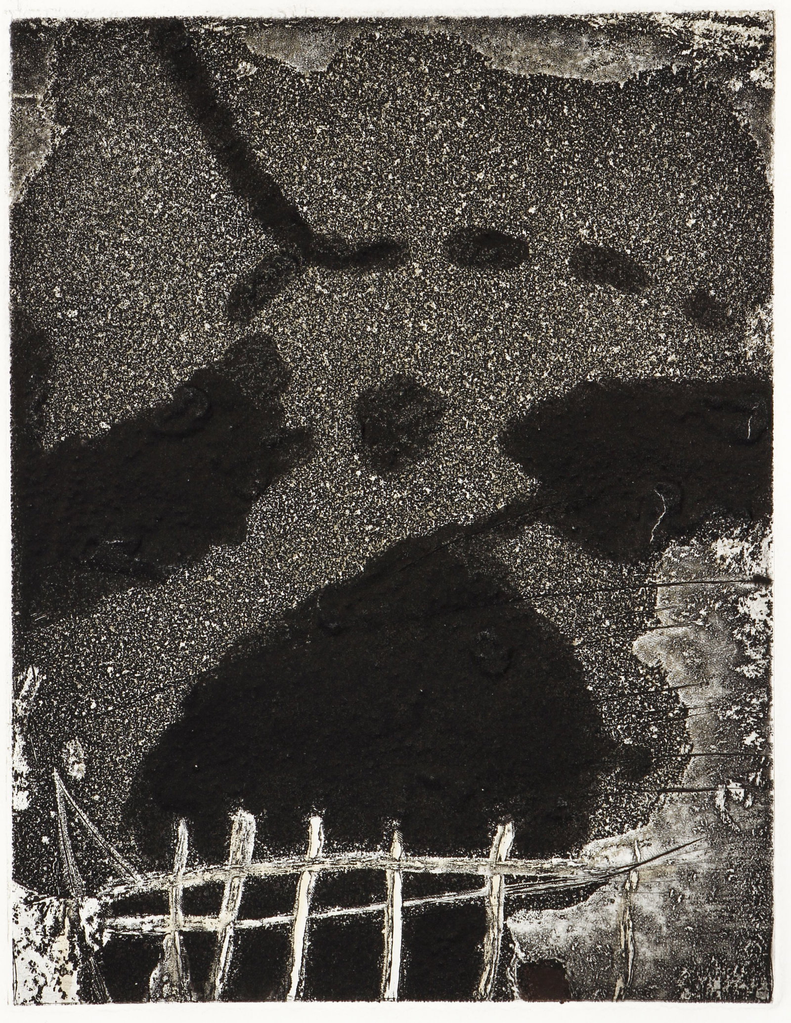 Antoni Tapies Untitled carborundum etching (1 of 5)