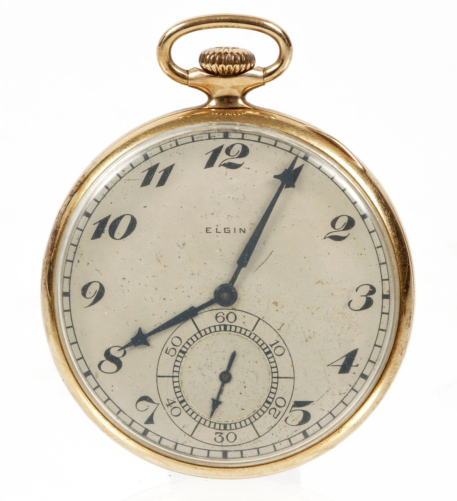 Elgin 14K Gold Pendant Watch Wheeler Model (1 of 5)