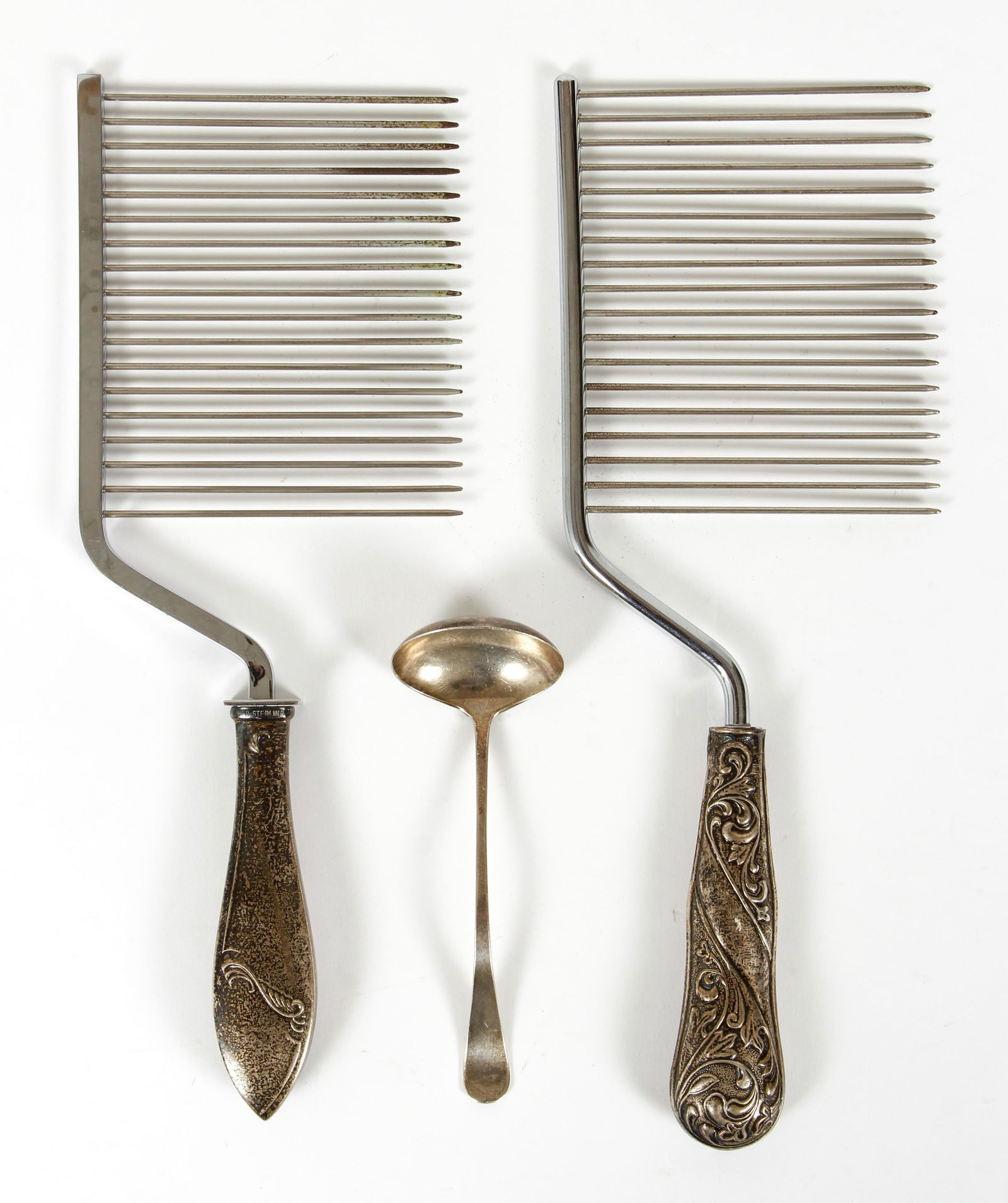 3pc sterling cake breaker and small ladle (1 of 5)