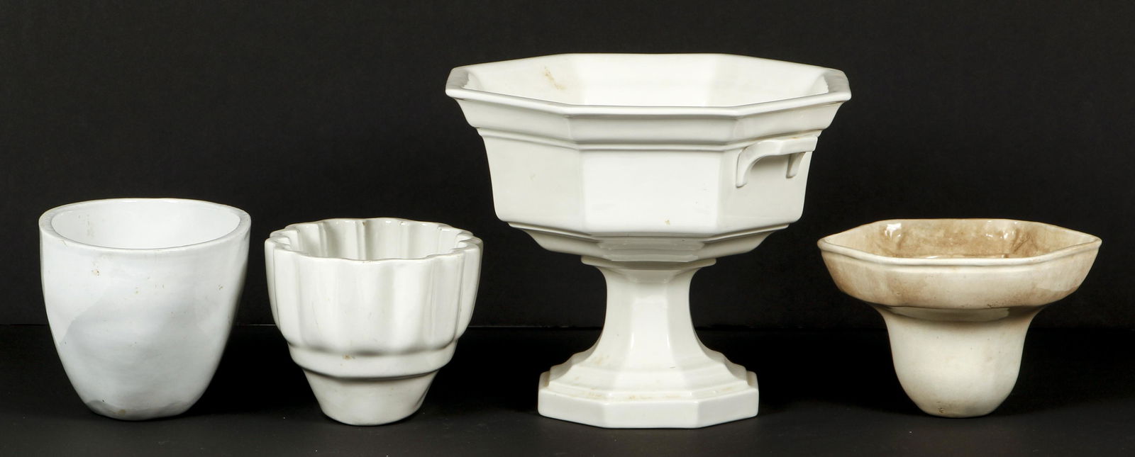 Four 19th cent Ironstone Kitchen Items Food Molds (1 of 10)