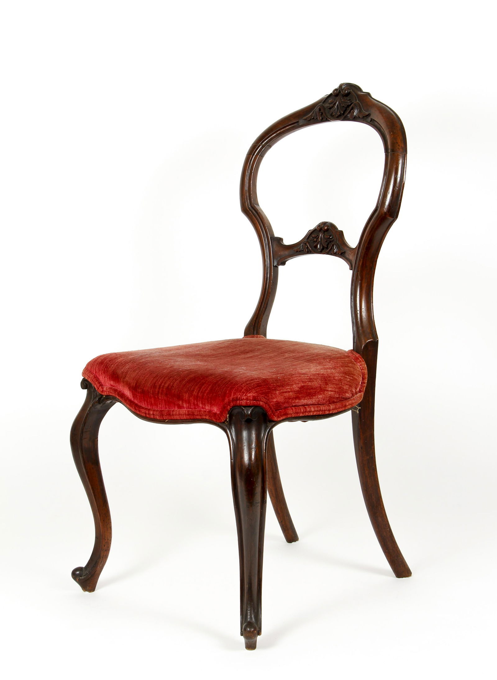 Victorian Carved Balloon Back Side Chair (1 of 6)