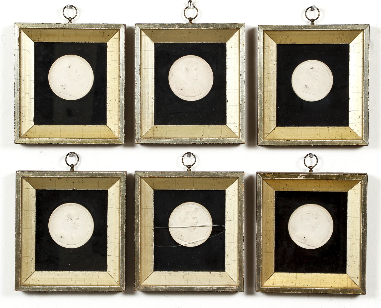 6 framed Medallions of Generals (1 of 7)