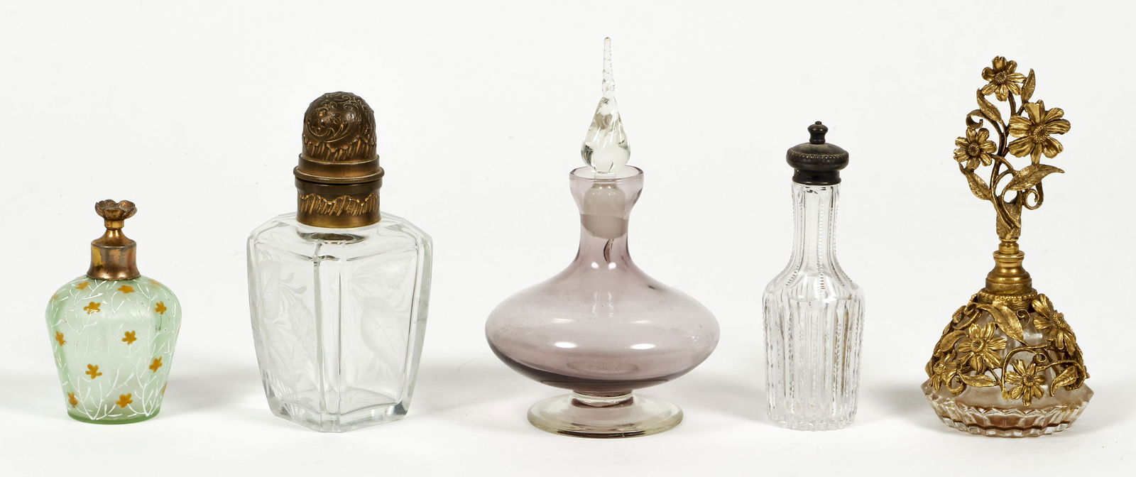 Lot of 5 Decorative Perfume Bottles (1 of 9)