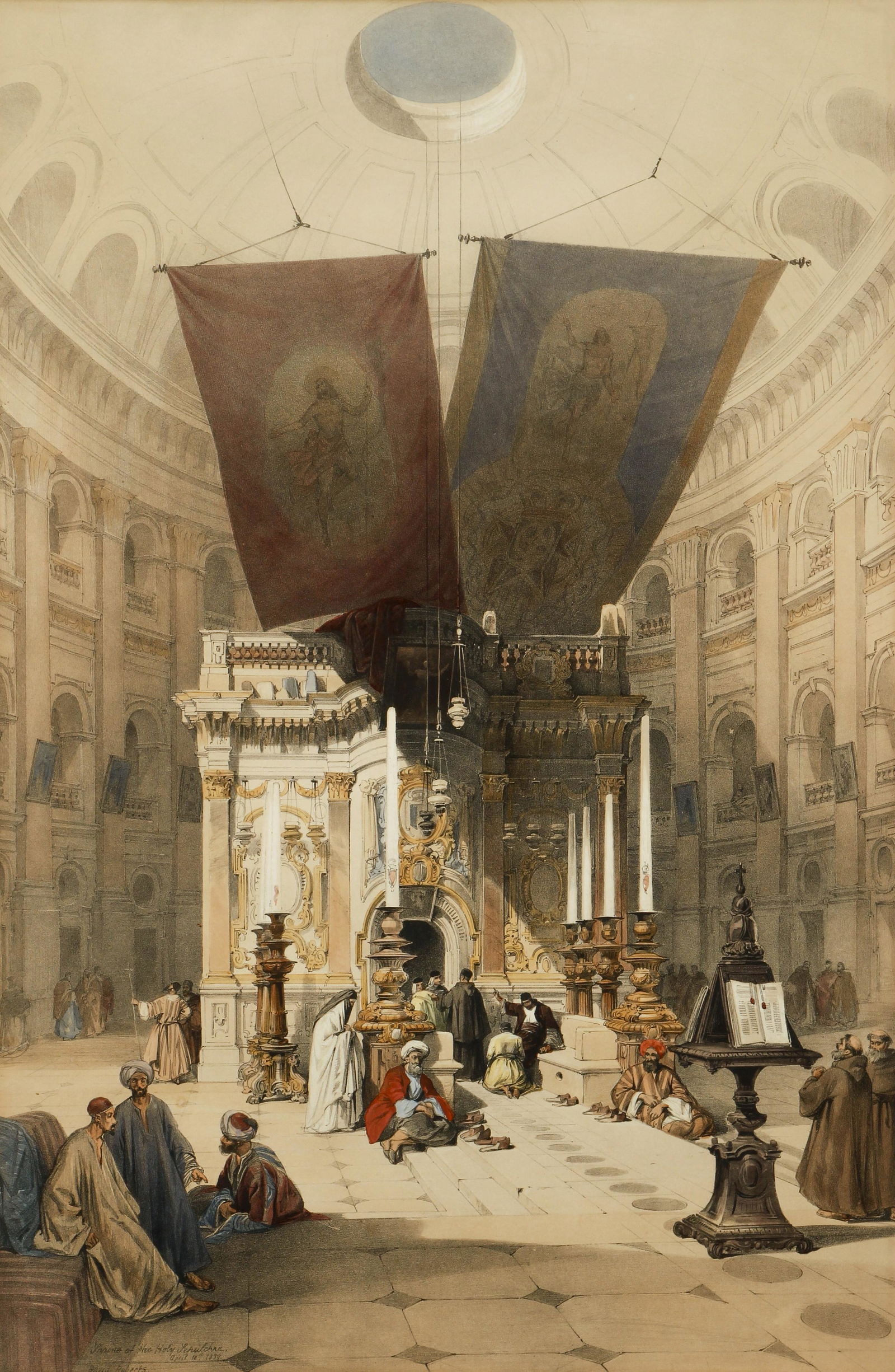 David Roberts Shrine of the Holy Sepulchre Litho (1 of 4)