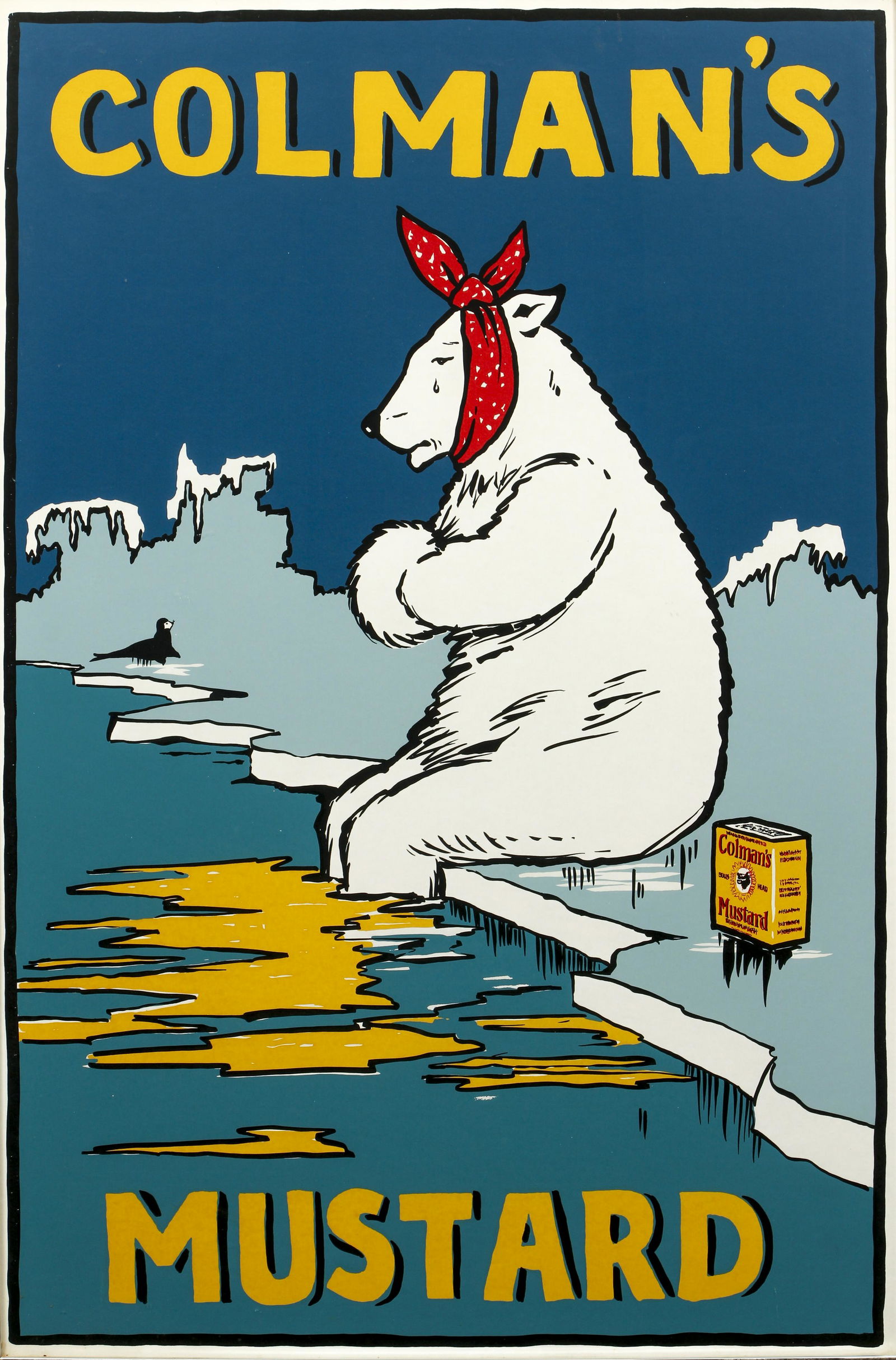 Vintage Coleman's Mustard Lithographic Poster (1 of 4)