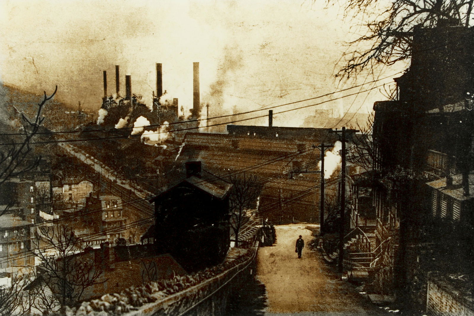 Modern Printing of Pittsburgh Mill Photograph (1 of 3)