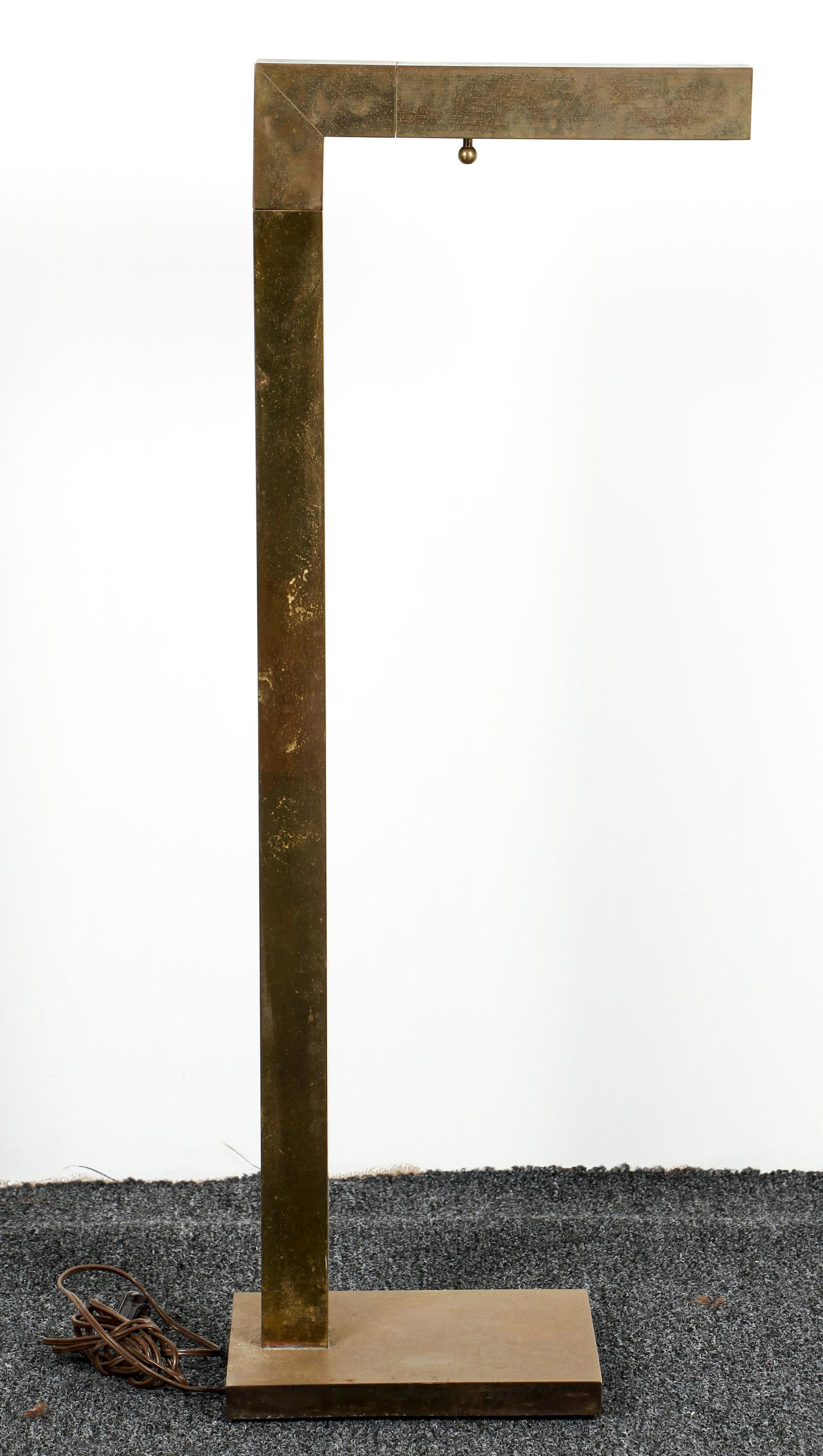 Mid Century Modern Brass or Copper Floor Lamp (1 of 6)