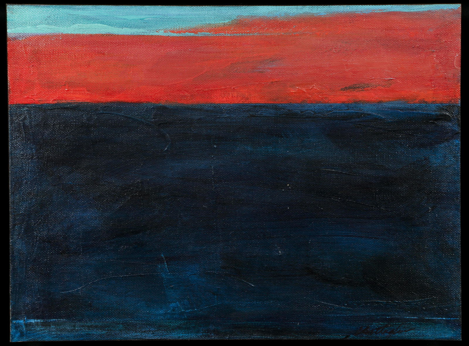 Charles Battaglini Blue and Red Landscape (1 of 3)