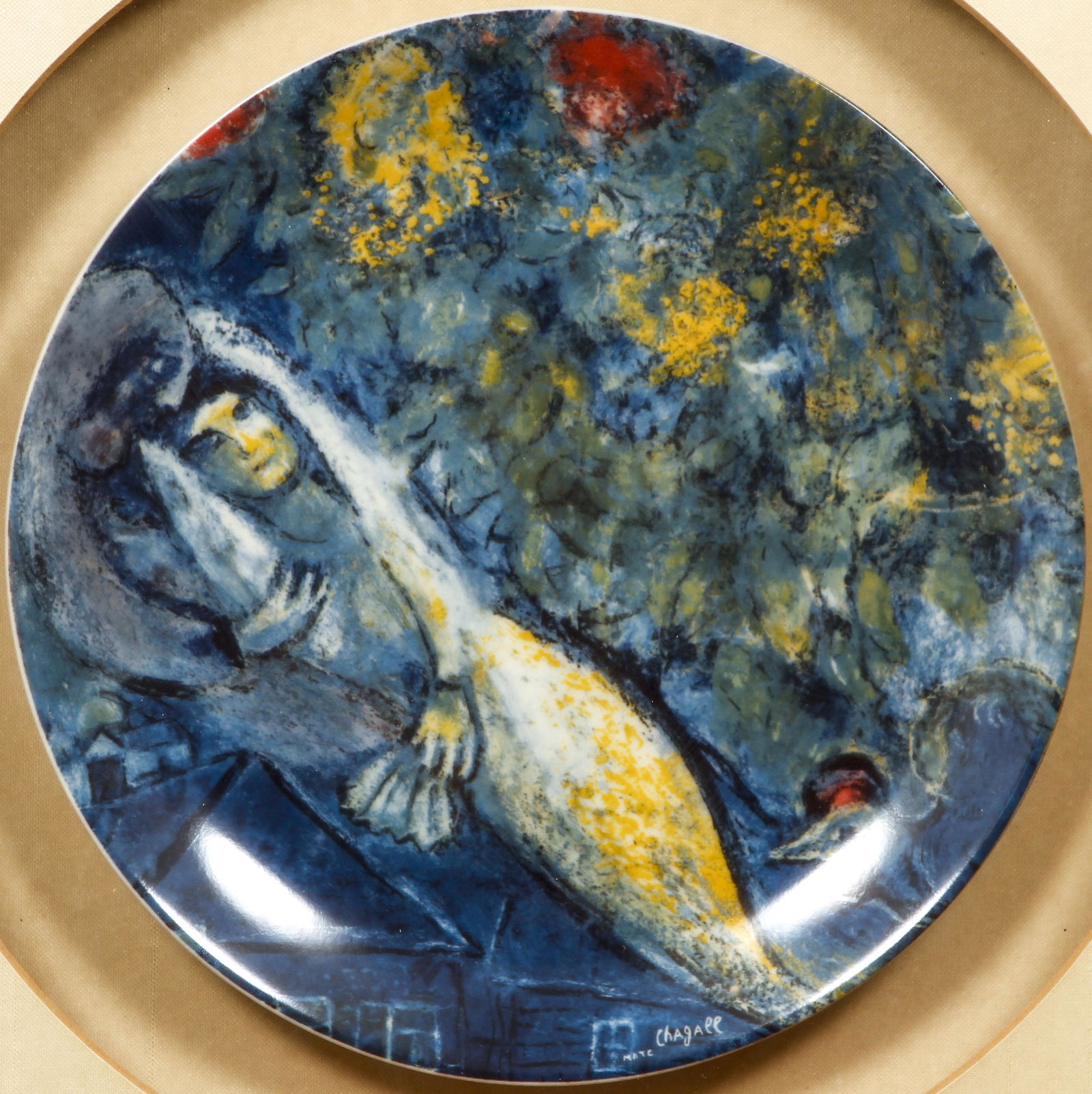 Marc Chagall Limited Edition Plate by Georg Jensen (1 of 5)
