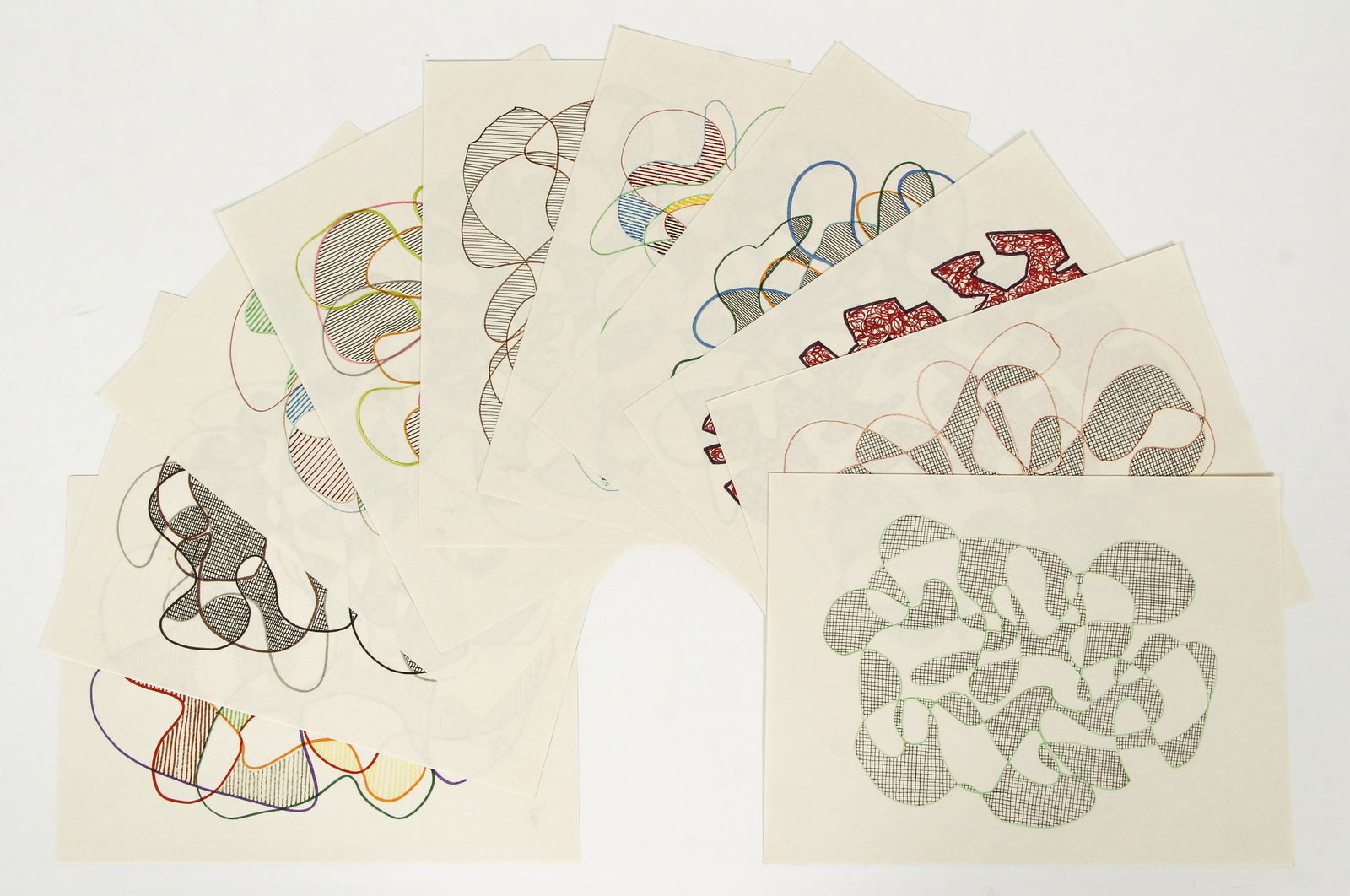 10 William Glen Davis drawings (1 of 6)