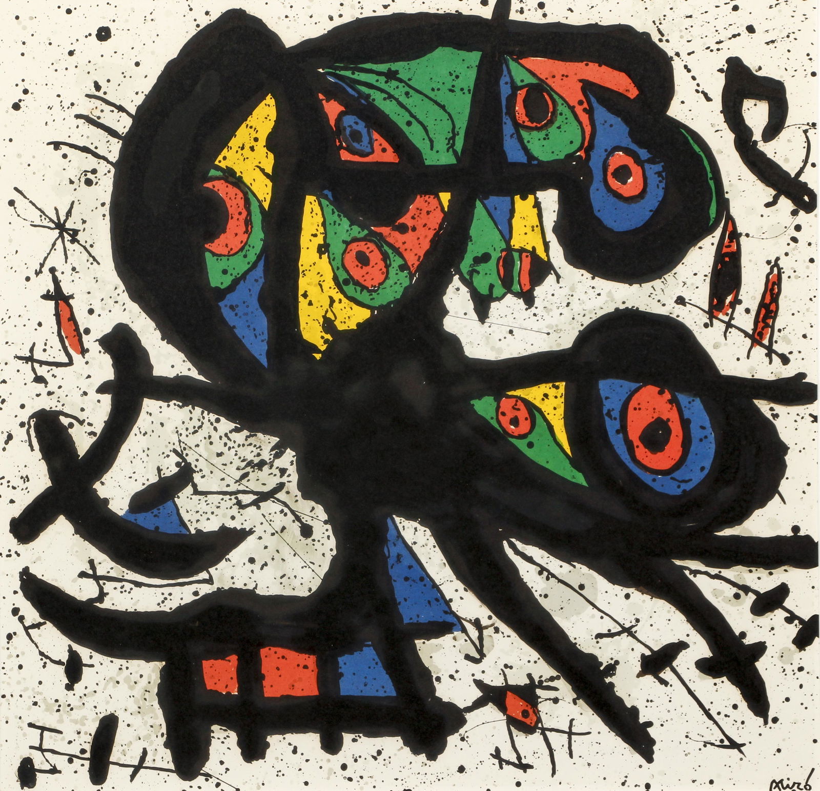 Joan Miro plate signed litho Agora I (1 of 4)
