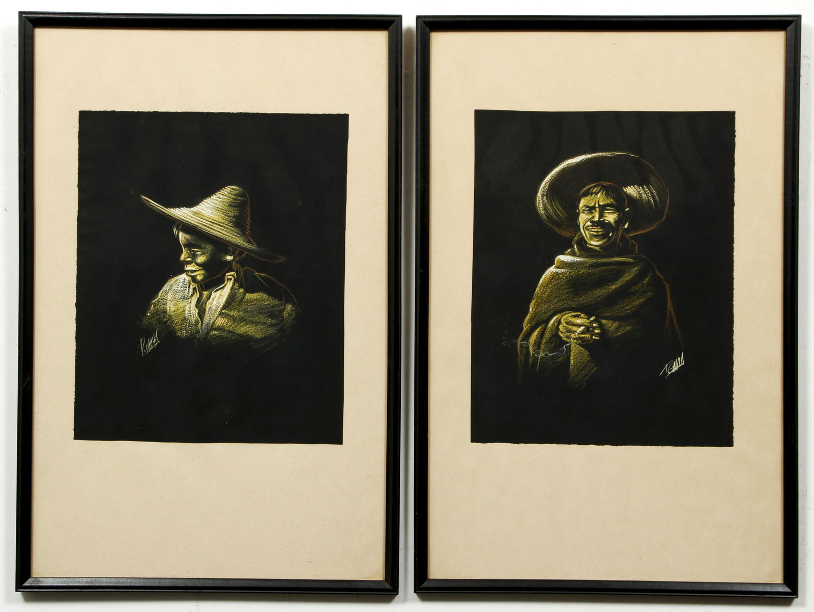 2 Ricardo Moya drawings of Campesinos (1 of 7)