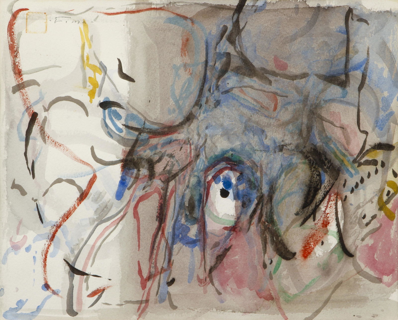 Efraim Roitenberg 1960's Abstract Expressionist (1 of 4)