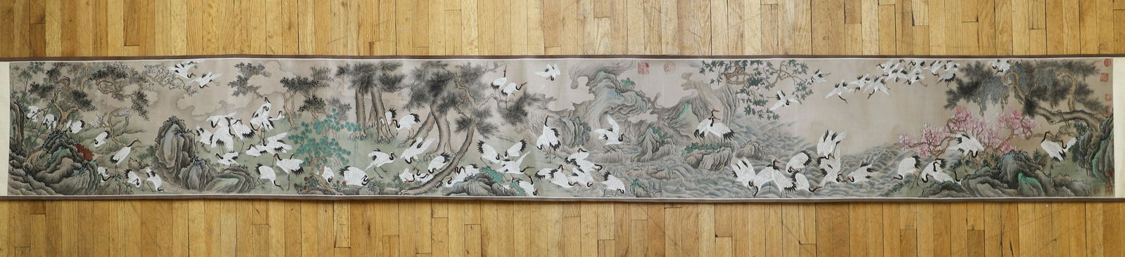 Very Long 20th century Chinese Scroll over 19 feet (1 of 5)