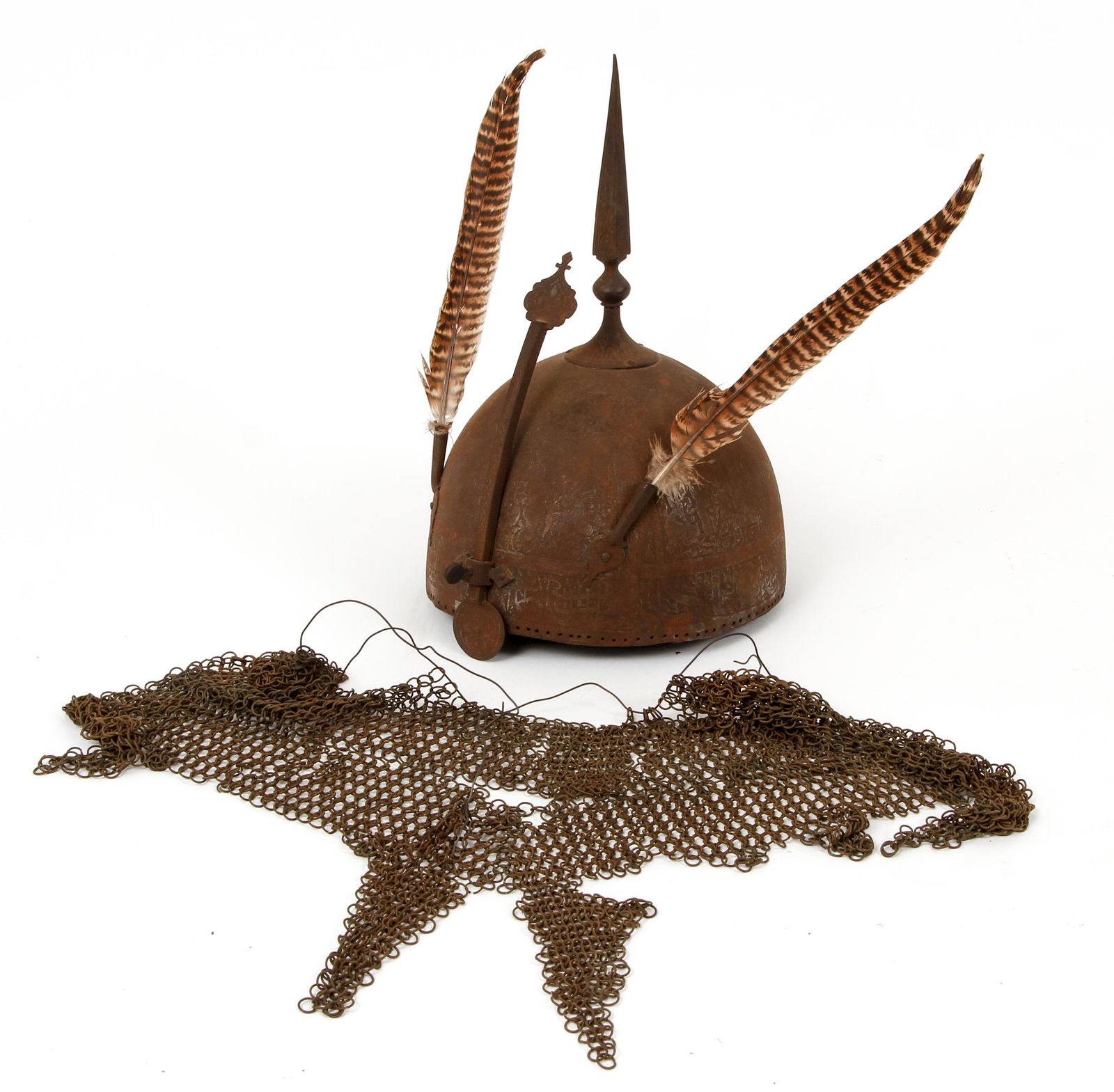 Indo Persian Steel Spiked Helmet (1 of 4)