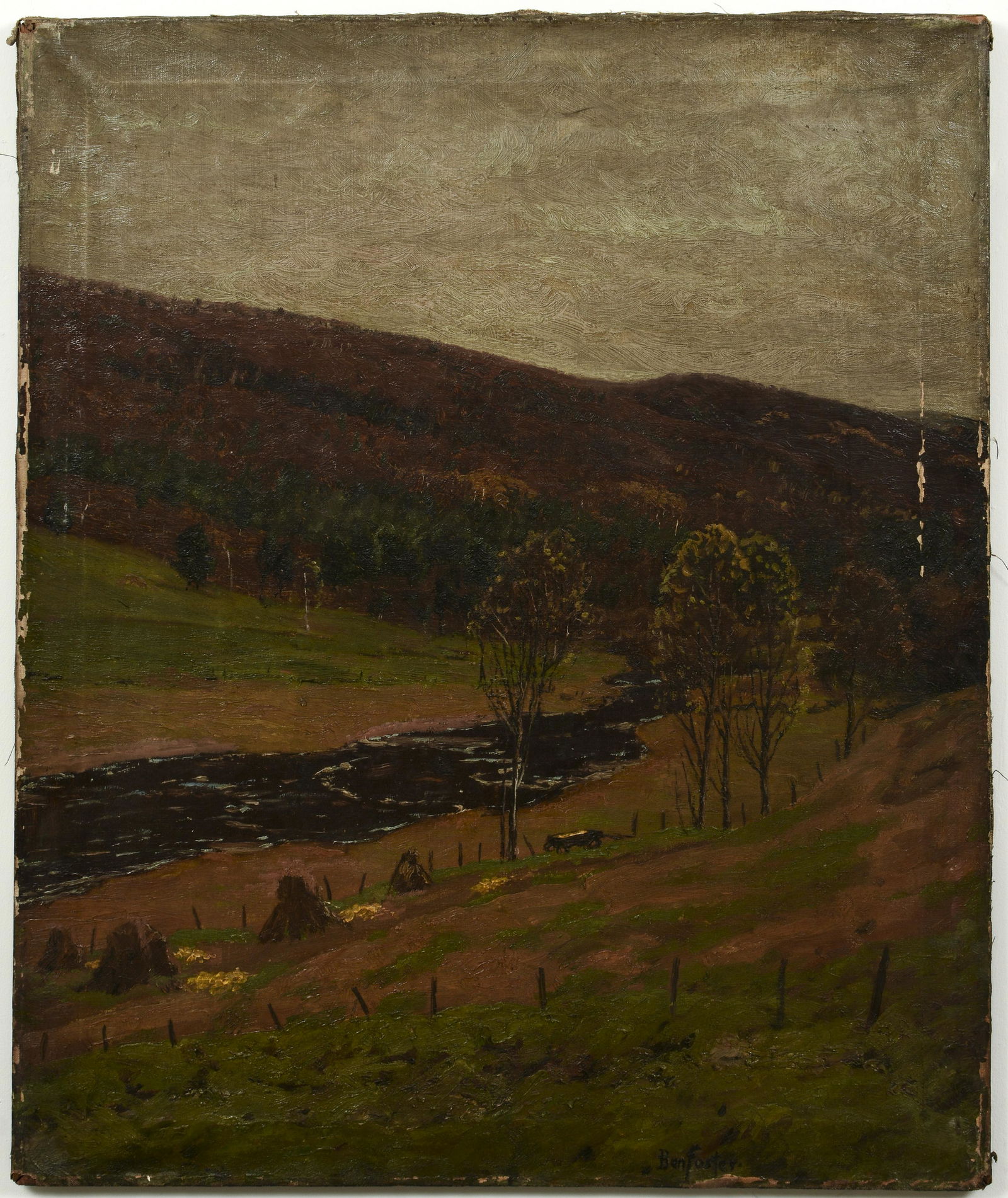 Ben Foster Brown Reflections Oil Painting (1 of 4)