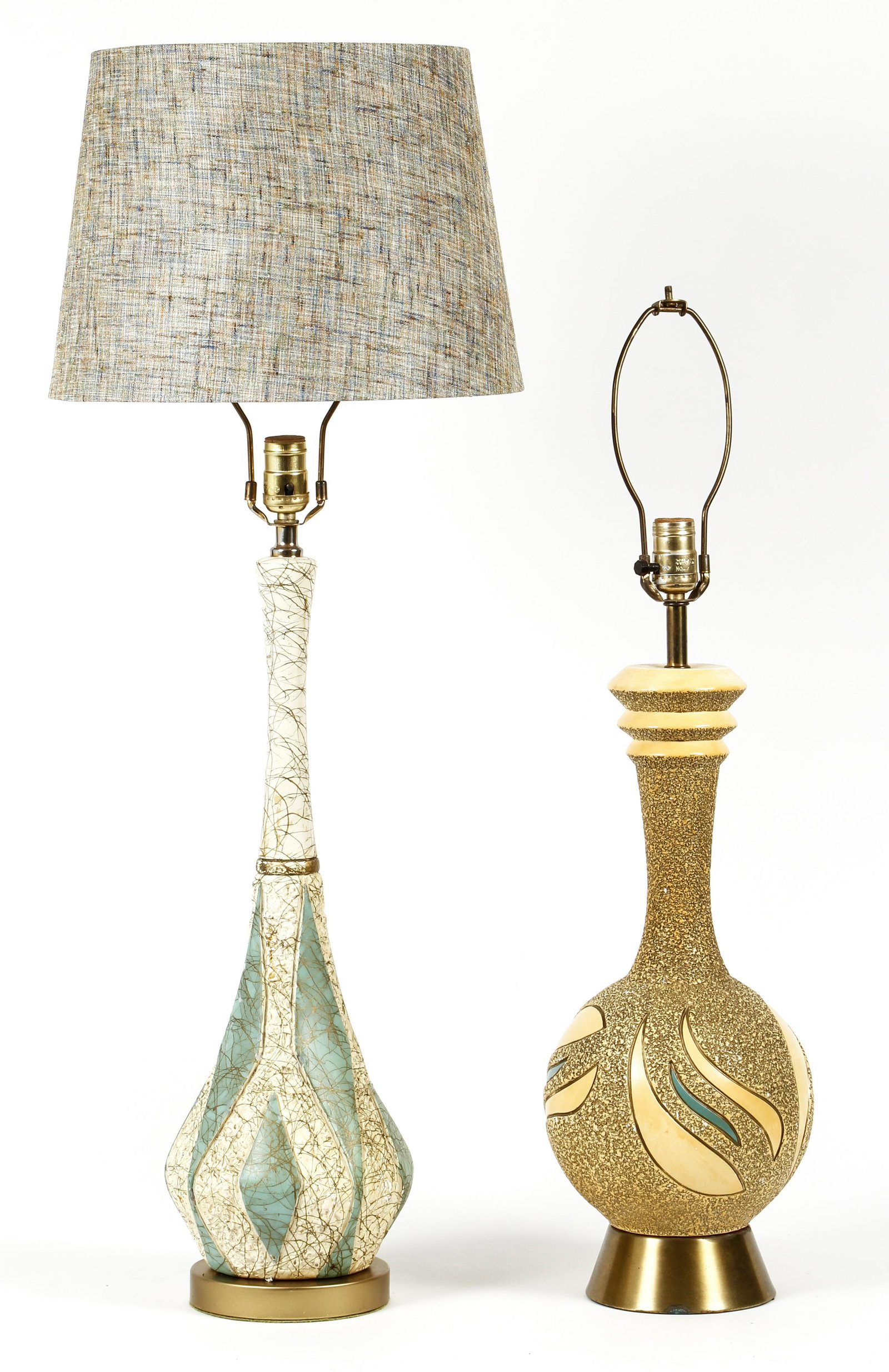 Pair of Mid Century Modern Ceramic Lamps (1 of 7)