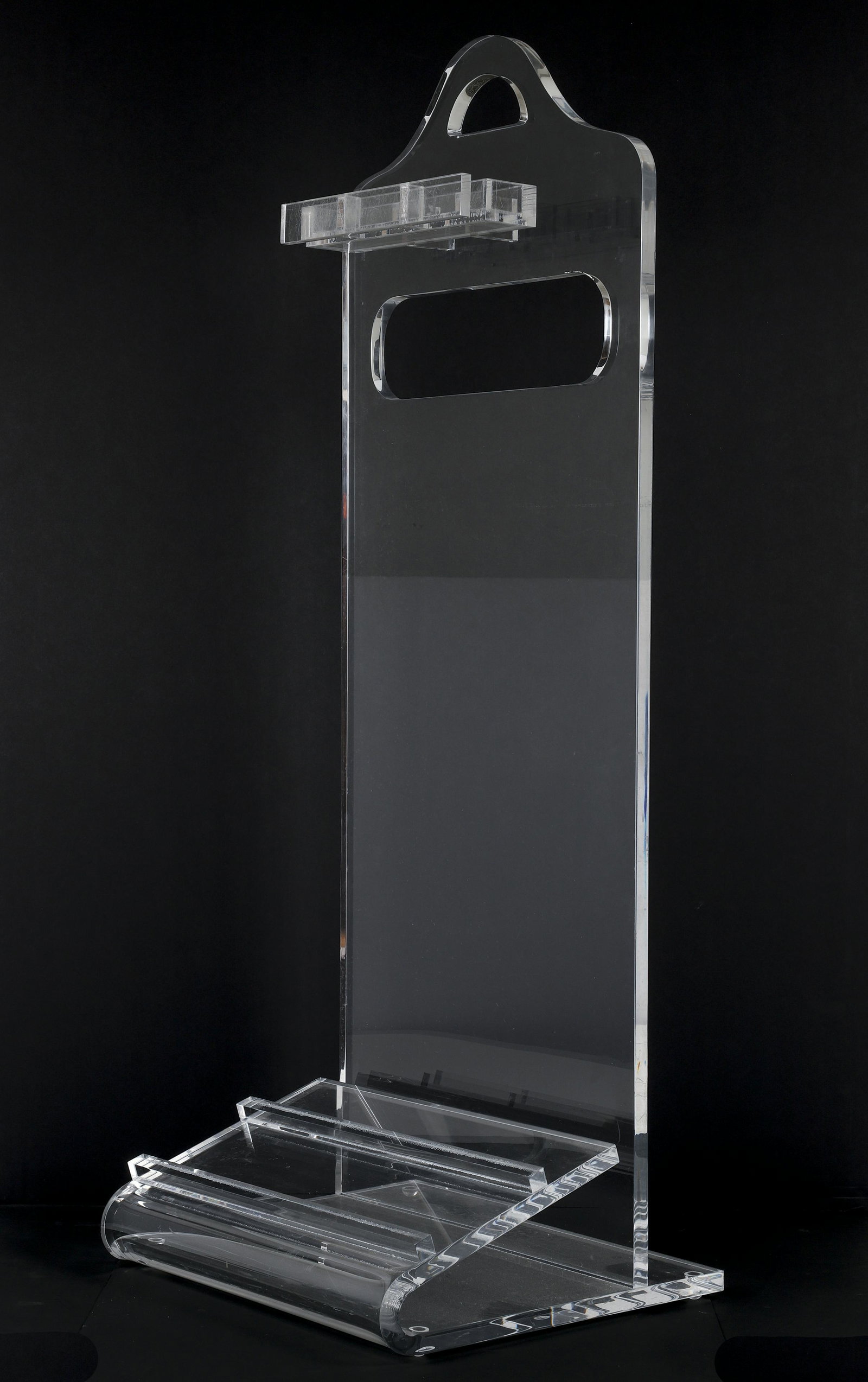 1970s Lucite Acrylic Valet Stand (1 of 6)