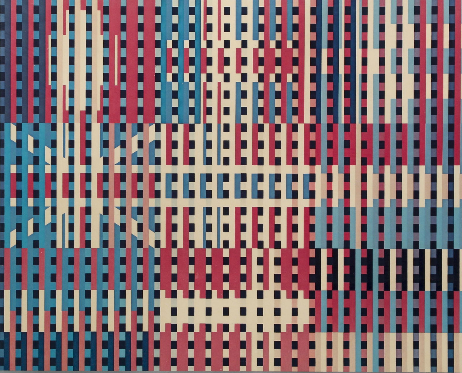 Yaacov Agam 1987 signed Flag of All Nations (1 of 5)