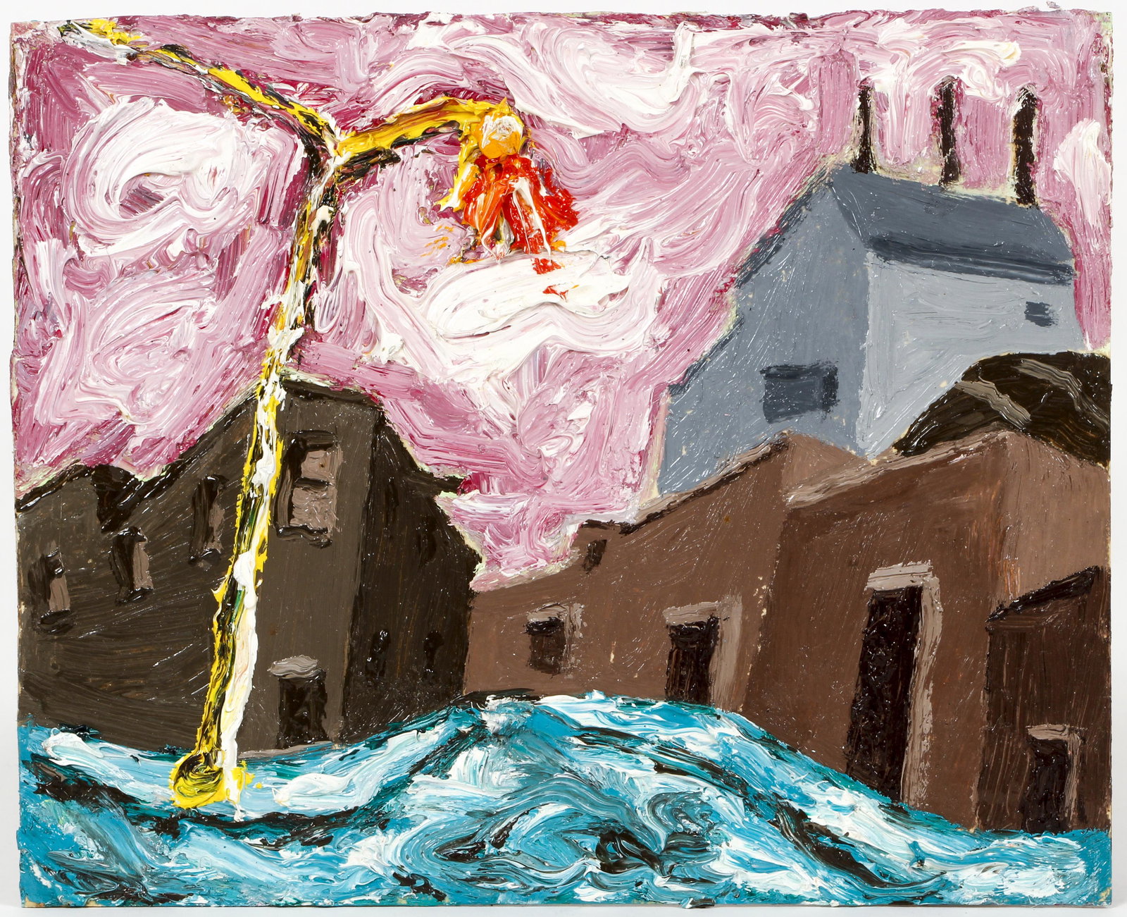 Arnold Sharrad Oil Ptg Red Hook Brooklyn 2011 (1 of 3)