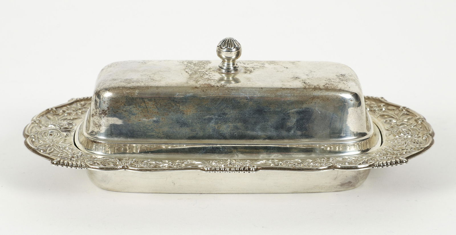 S Kirk and Son Sterling Silver Lidded Butter Dish (1 of 7)