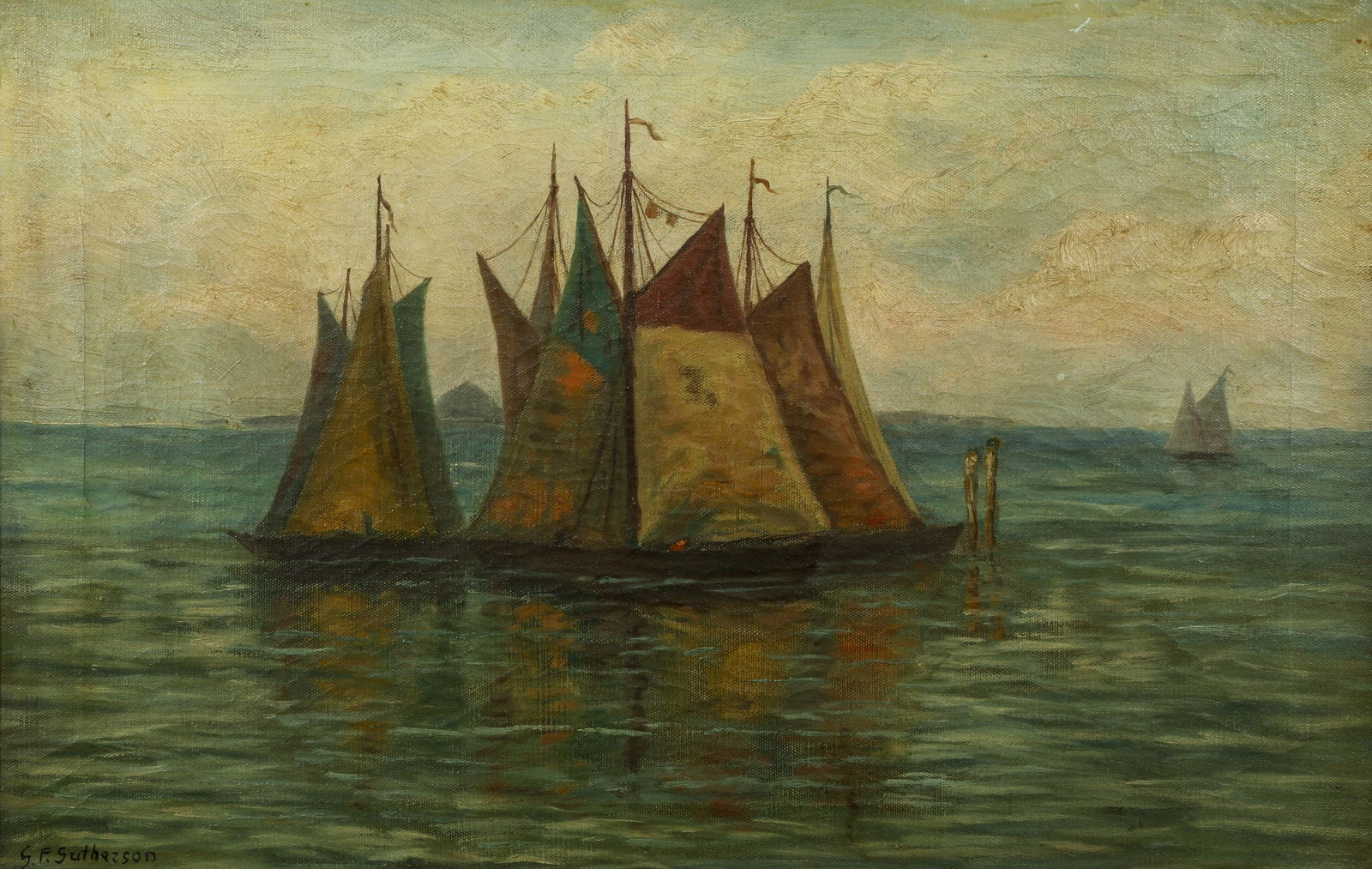 F. Gerome Gutherson oil painting of Venice (1 of 5)