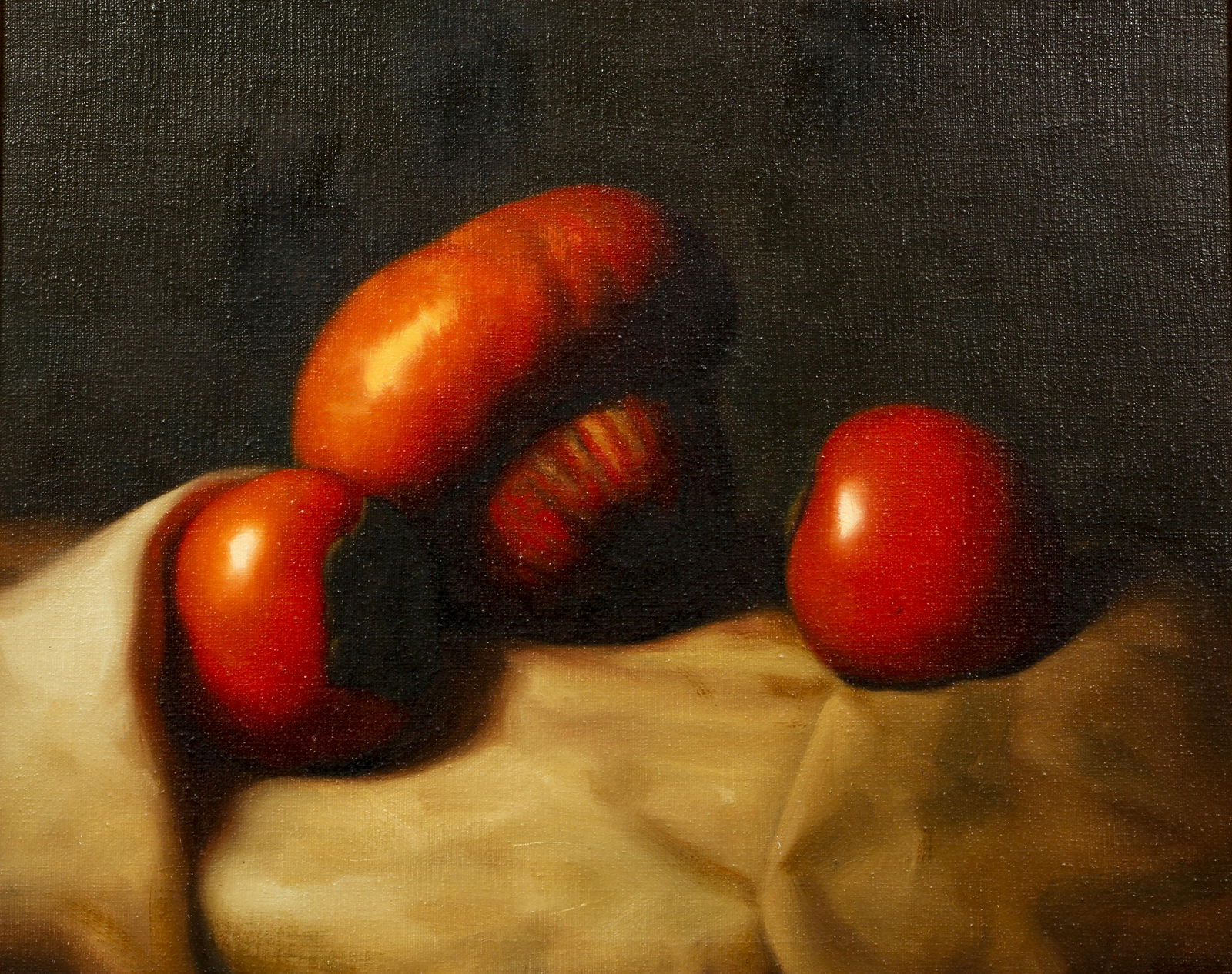 Al Jackson Still Life with Persimmons Oil Ptg (1 of 4)