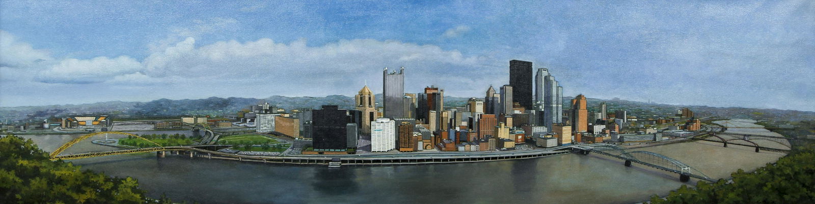 Ken Bonnette painting Mon Panorama (1 of 4)