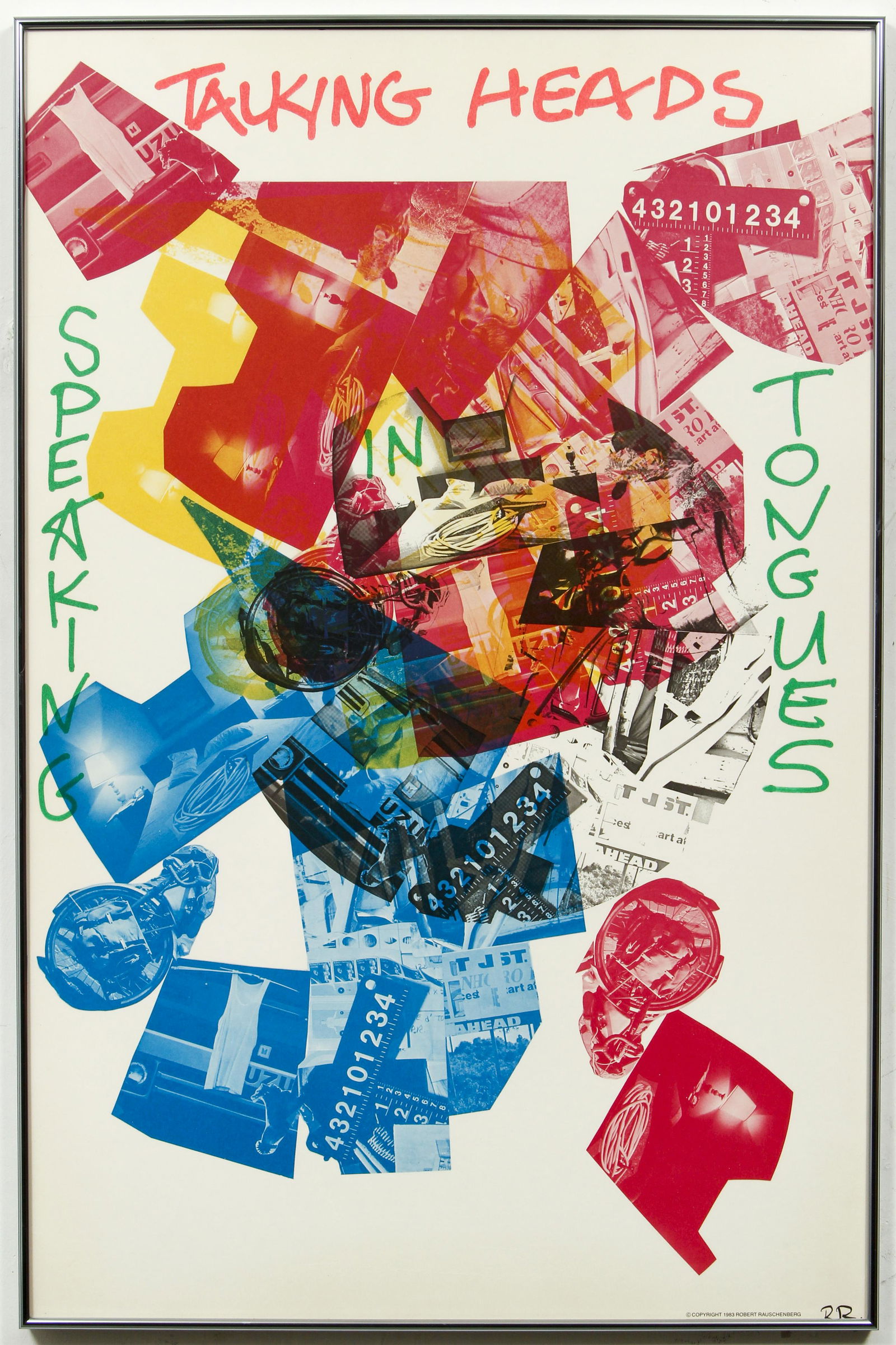 Talking Heads Speaking in Tongues Rauschenberg Poster (1 of 5)