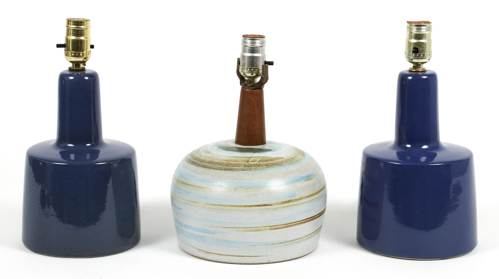 Group of 3 signed Martz MCM Table Lamps (1 of 5)