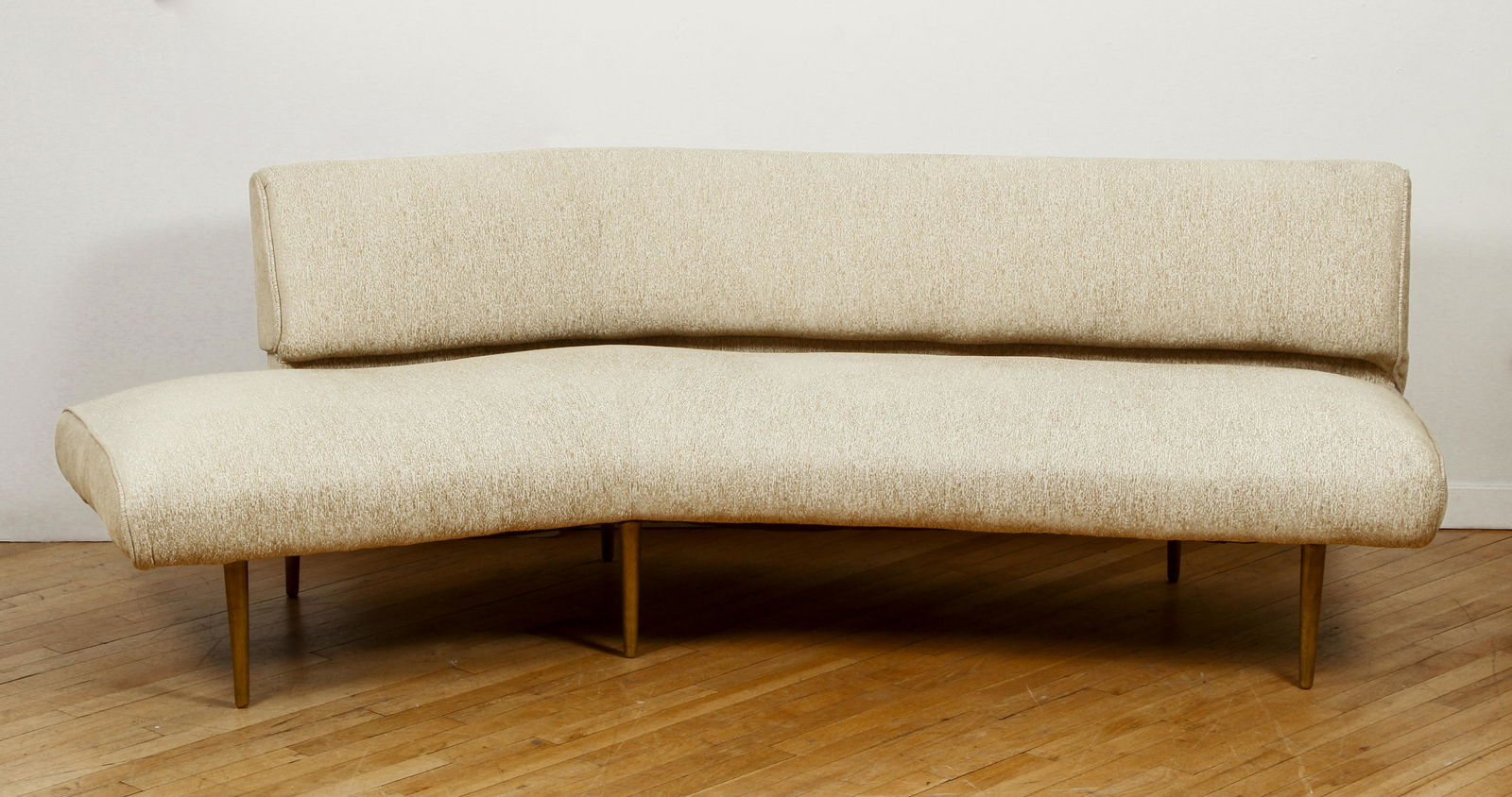 Mid Century Modern Wormley Style Angle Sofa (1 of 6)