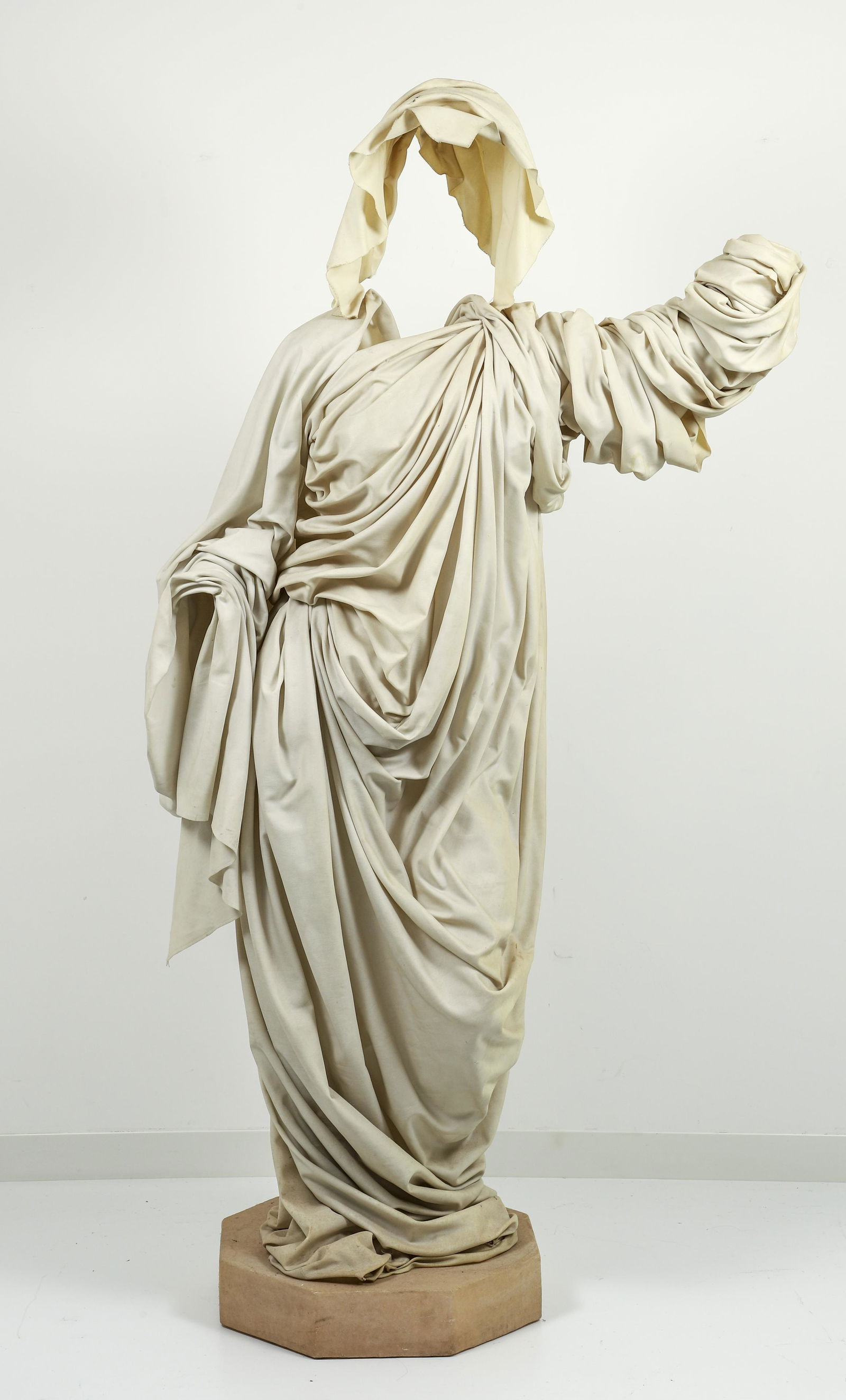 Muriel Castanis Robed Figure Cloth Epoxy Sculpture (1 of 6)